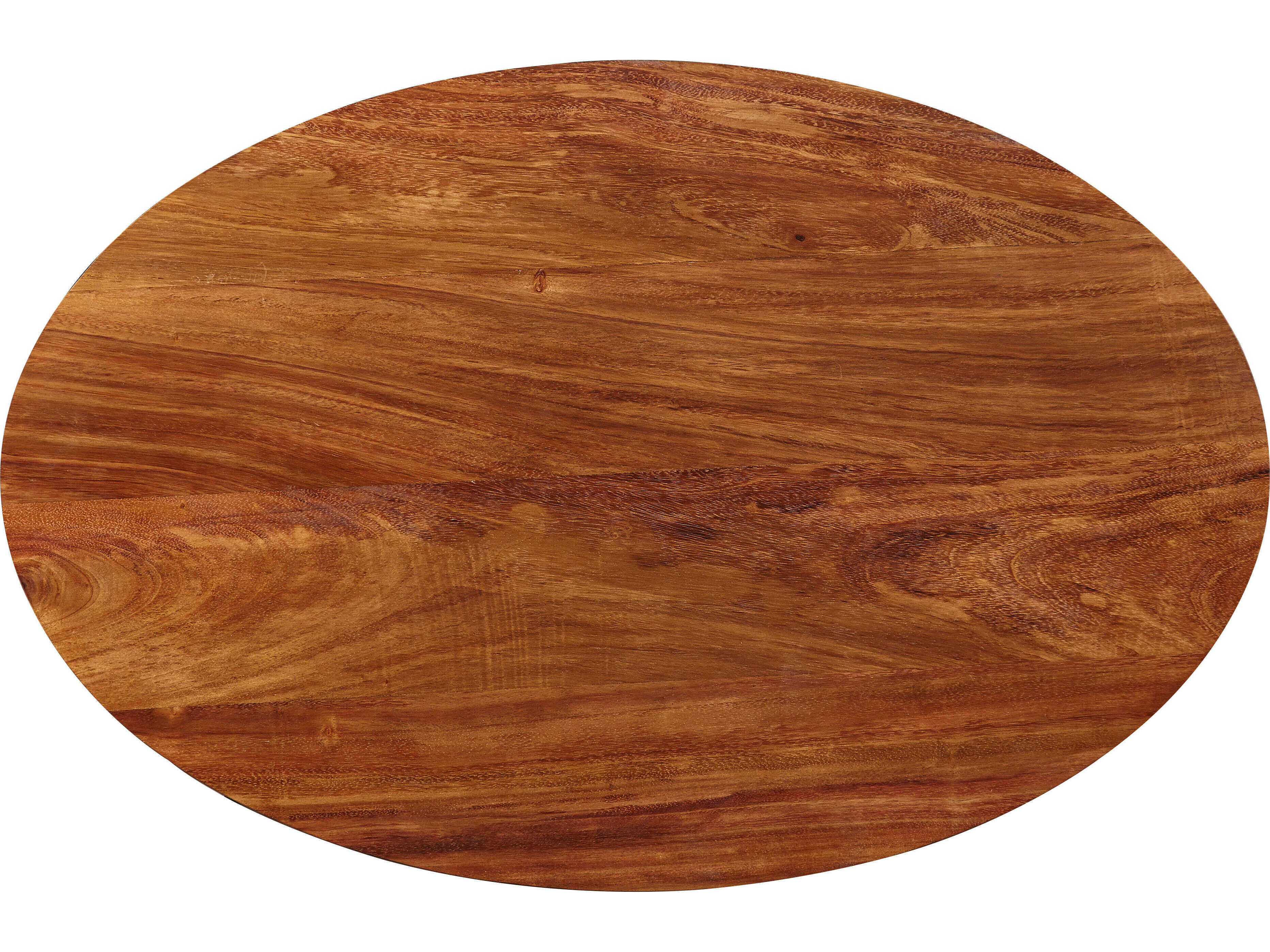 Sherrill Occasional Warrick Oval Wood Dark Pewter Cocktail Table