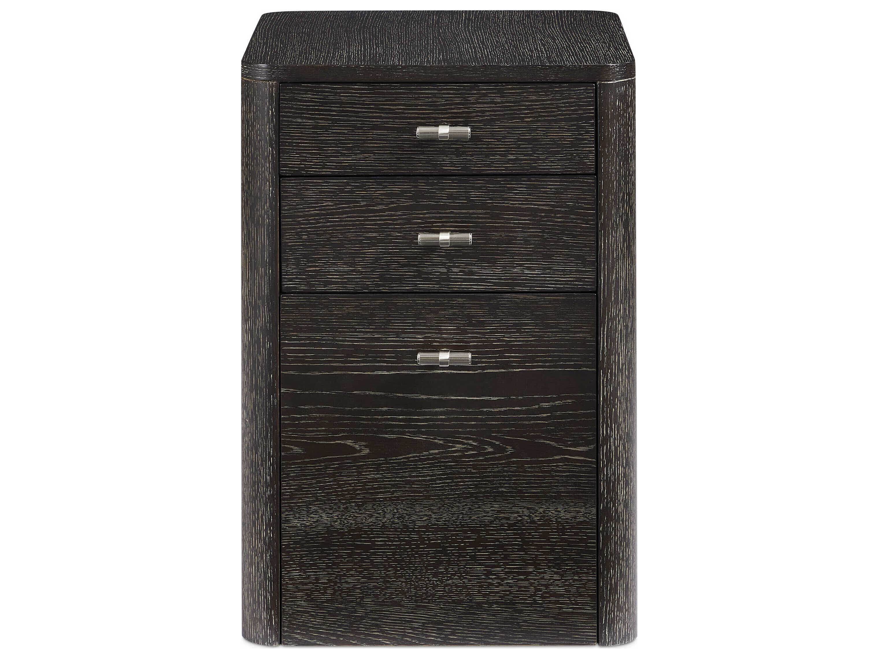 Sherrill Occasional Masterpiece Bristol Chocolate Cerused Mobile File Cabinet