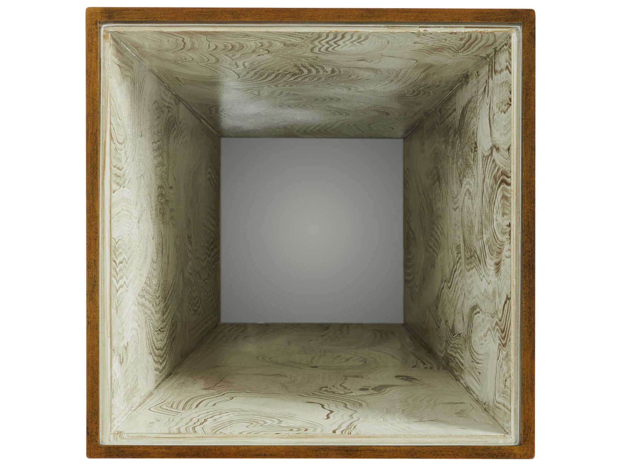 Sherrill Occasional Voyage Maison Layered Canyon Square Stone Accent Table