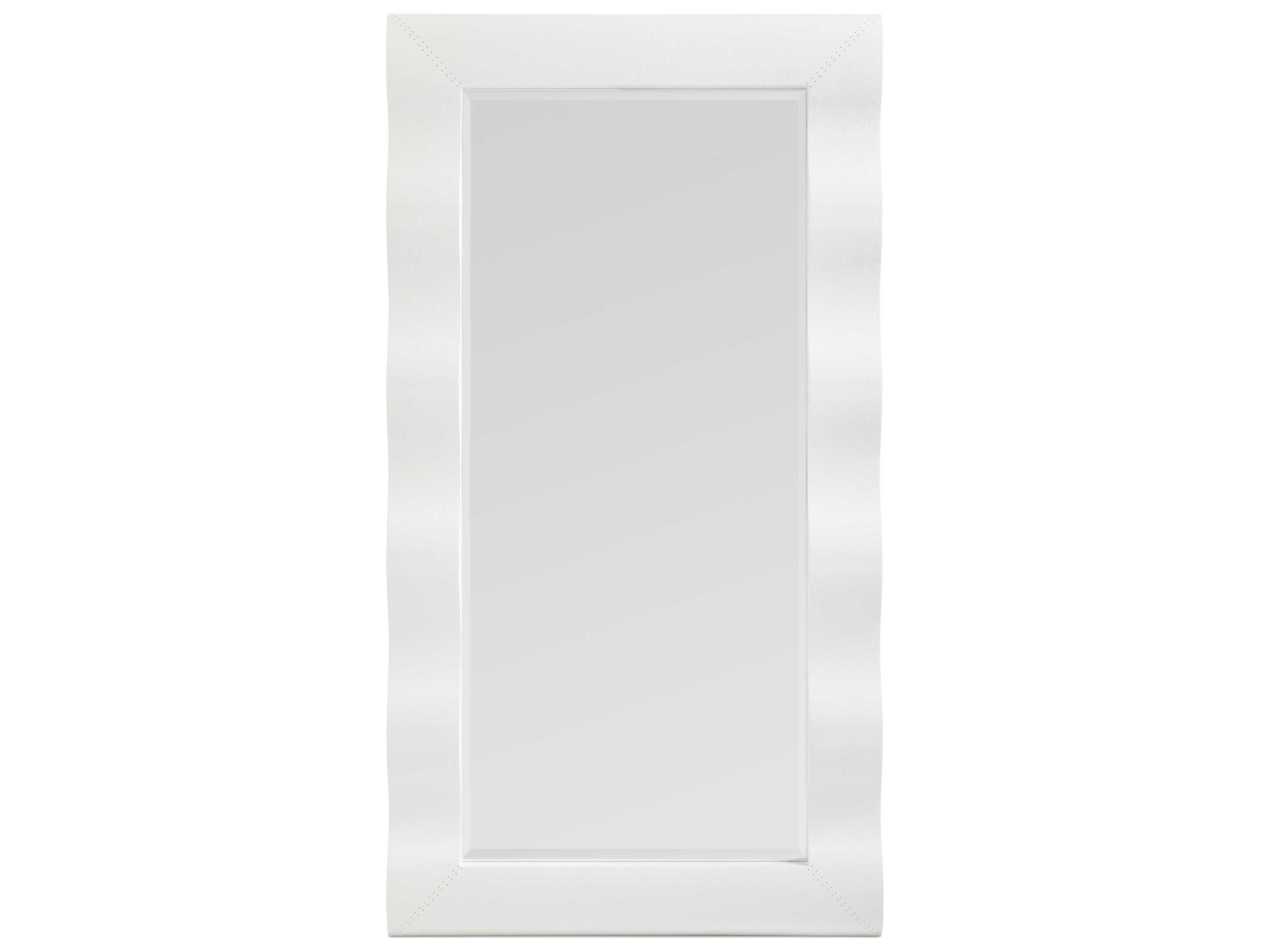 Sherrill Occasional Voyage Maison Lavish Aubrie White Wall Mirror Rectangular