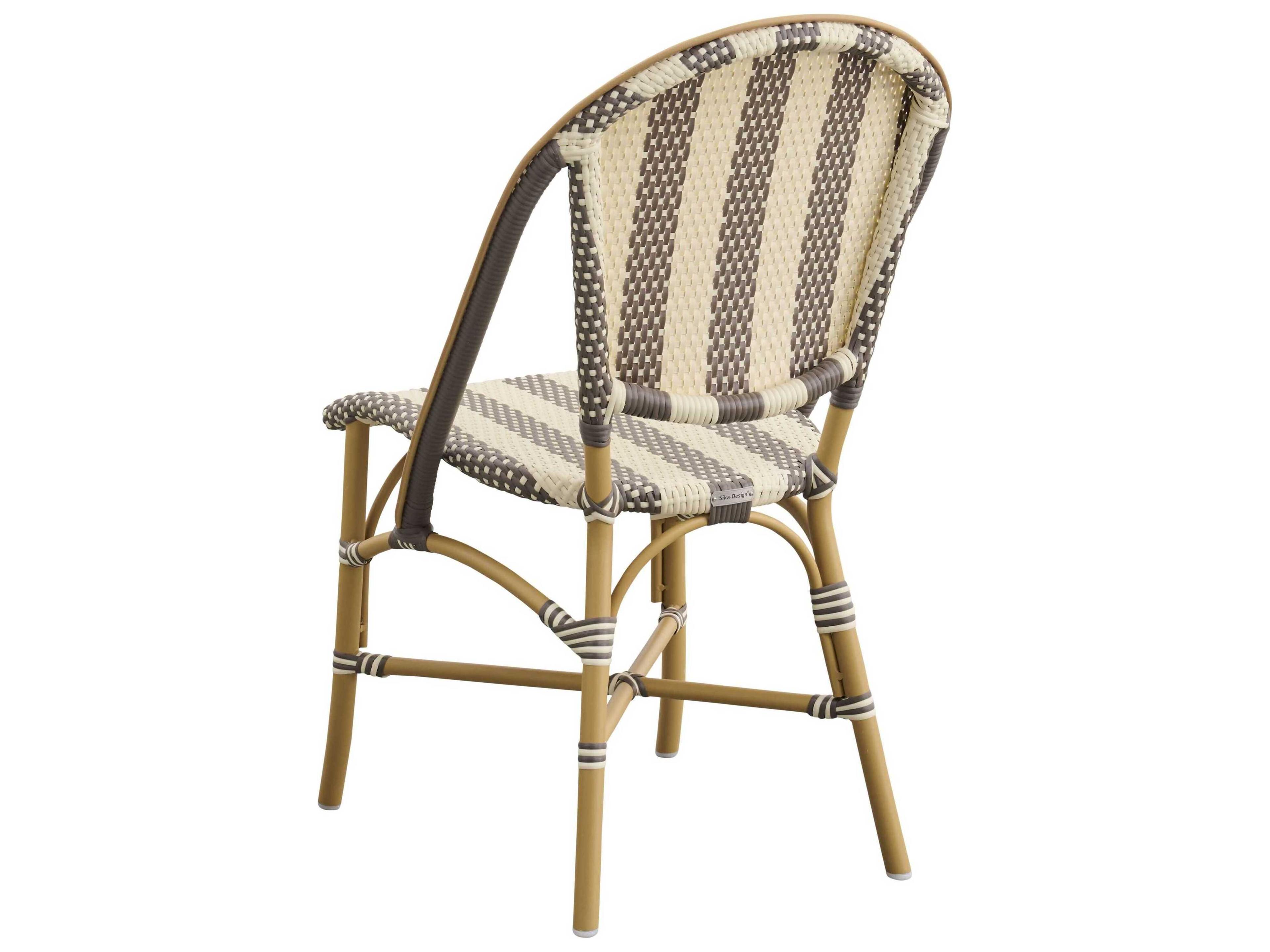 Sika Design Affaire Sofie Cappuccino Ivory Almond Aluminum Polypropylene Dining Chair