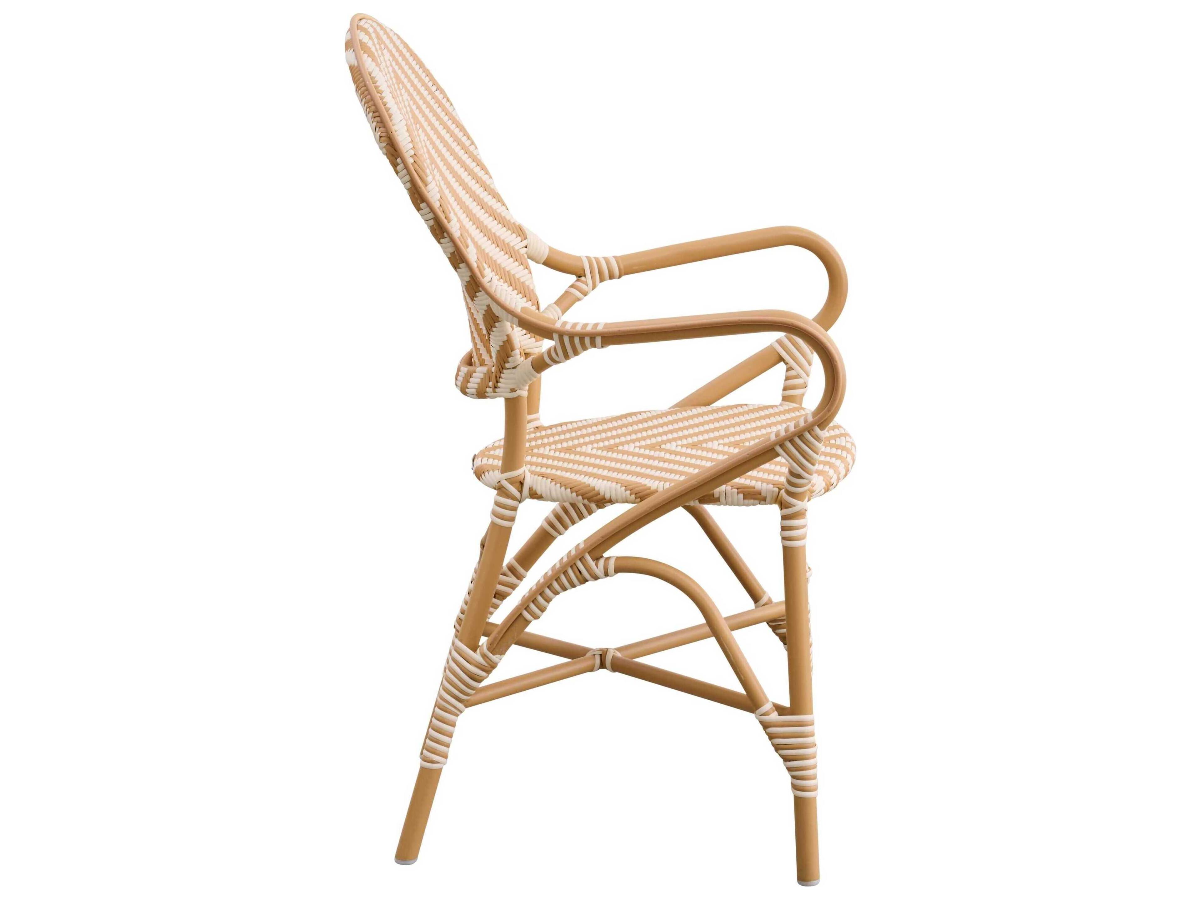 Sika Design Alu Affaire Isabell Honey Ivory Almond Aluminum Polypropylene Dining Chair