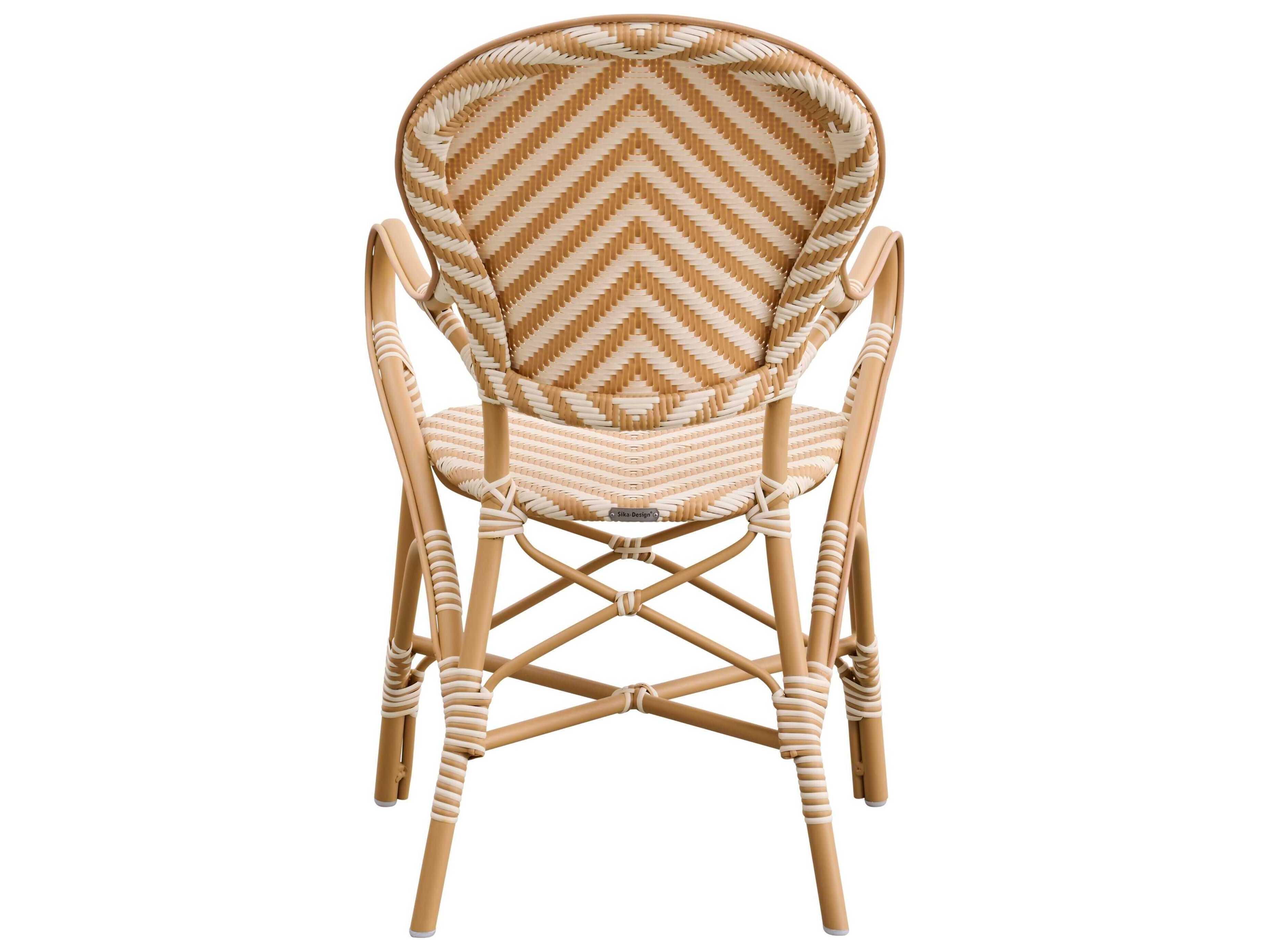 Sika Design Alu Affaire Isabell Honey Ivory Almond Aluminum Polypropylene Dining Chair