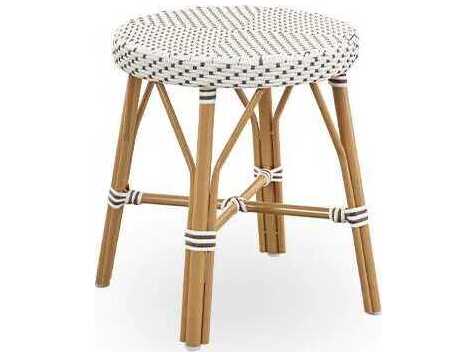 Sika Design Alu Affaire Aluminum Natural White with Cappuccino dot Almond Simone Stool
