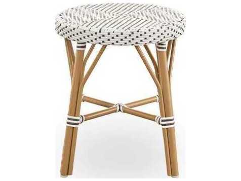 Sika Design Alu Affaire Aluminum Natural White with Cappuccino dot Almond Simone Stool