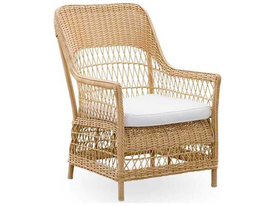 Sika Design Georgia Garden Aluminum Rattan Natural Dawn Outdoor Patio Lounge Chair