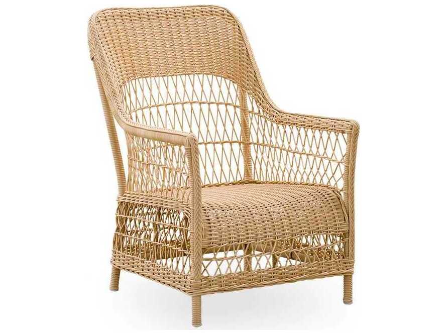 Sika Design Georgia Garden Aluminum Rattan Natural Dawn Outdoor Patio Lounge Chair