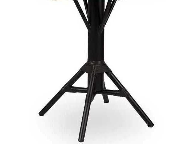 Sika Design Alu Affaire Aluminum Black Cafe Table Base