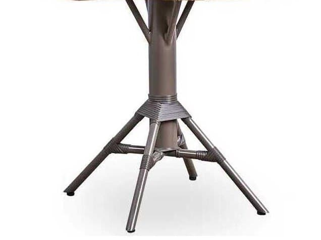 Sika Design Alu Affaire Aluminum Taupe Cafe Table Base