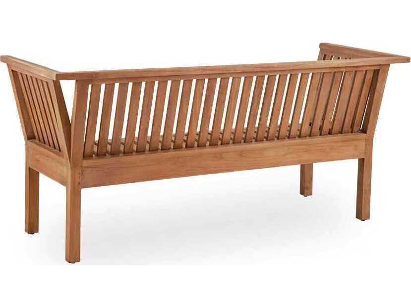 Sika Design Exterior Teak St. Catherine Outdoor Patio Bench