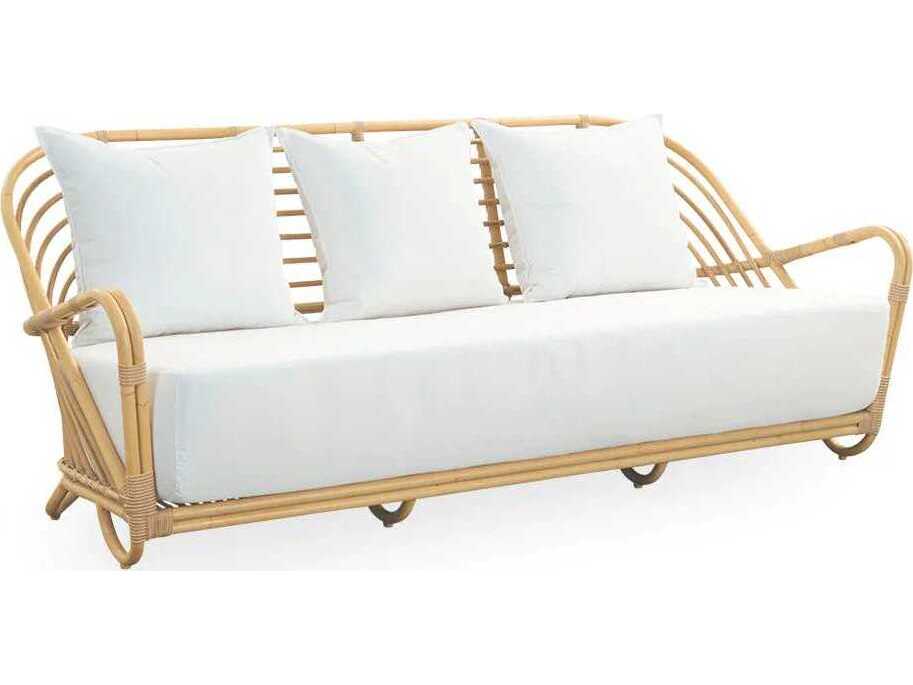 Sika Design Exterior Aluminum Rattan Natural Charlottenborg Outdoor Sofa