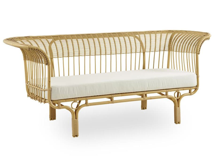 Sika Design Exterior Aluminum Natural Belladonna Patio Sofa