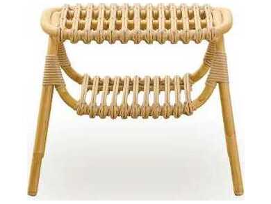 Sika Design Exterior Aluminum Rattan Natural Machiya Stool