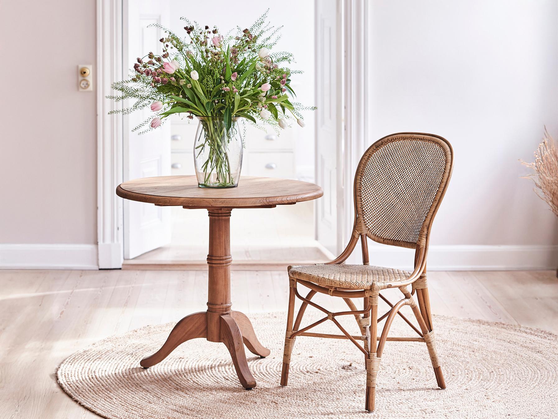 Sika Design Originals Antique Wicker Cushion Dining Chair in Youtoo Sand