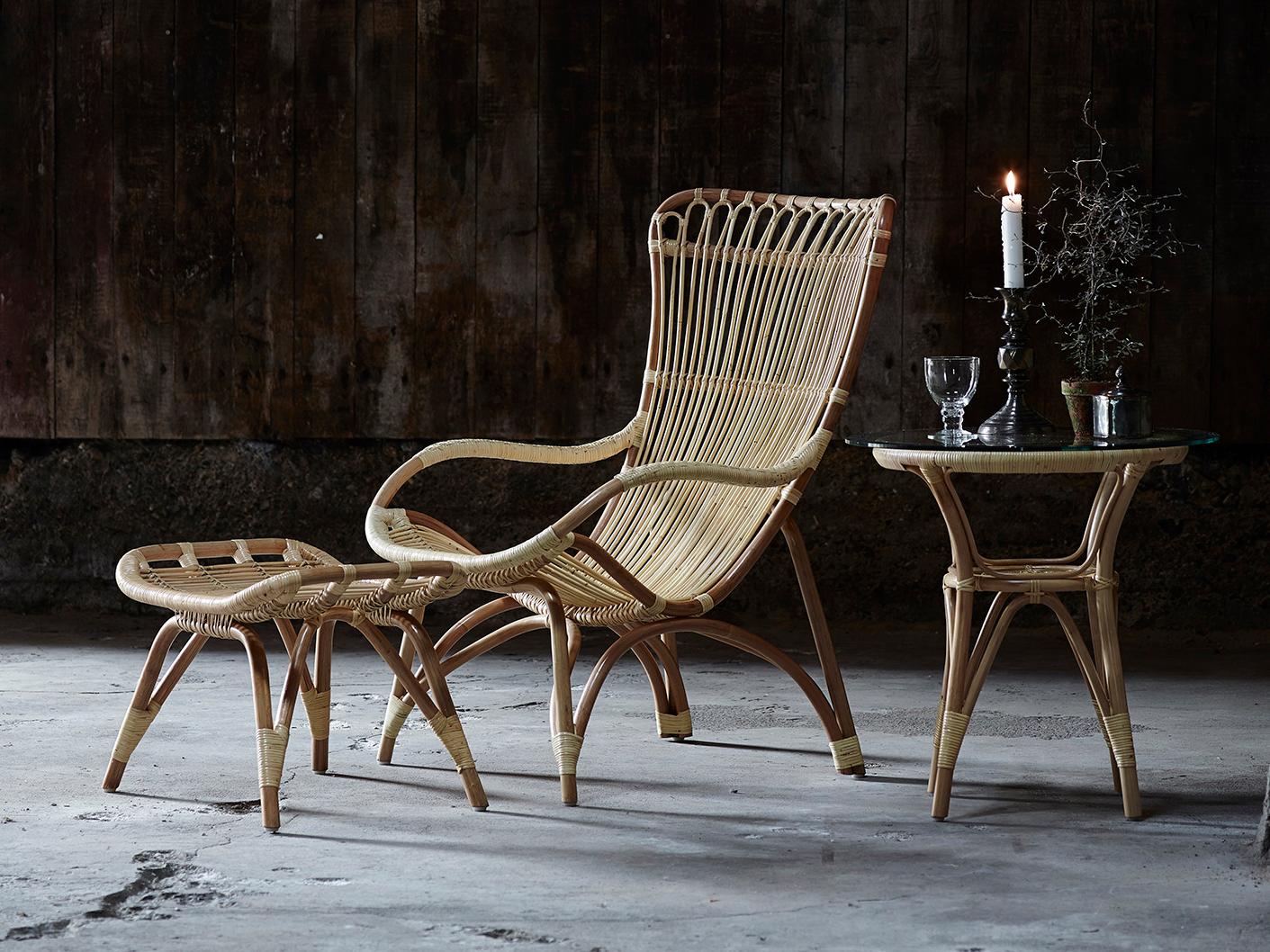 Sika Design Originals Natural, Youtoo Dark Grey Aluminum Cushion Ottoman in Youtoo Dark Grey