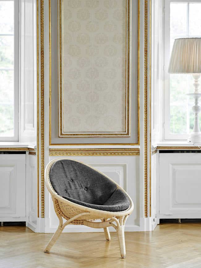 Sika Design Exterior Aluminum Cushion Nanna Ditzel Rana Outdoor Patio Lounge Chair