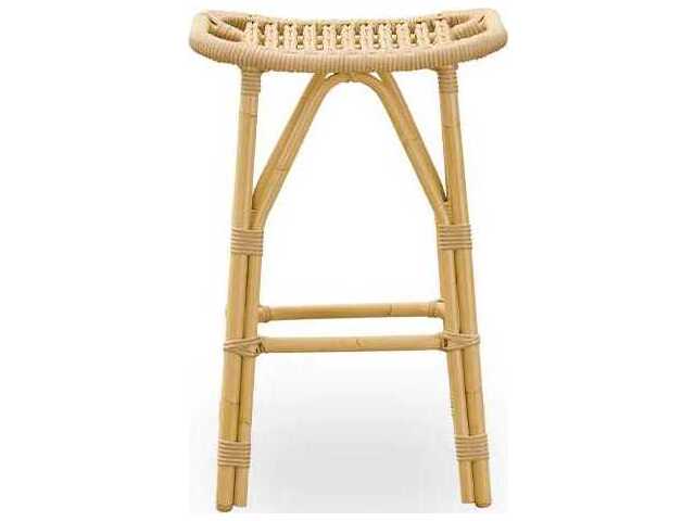 Sika Design Exterior Aluminum Rattan Natural Salsa Patio Counter Stool