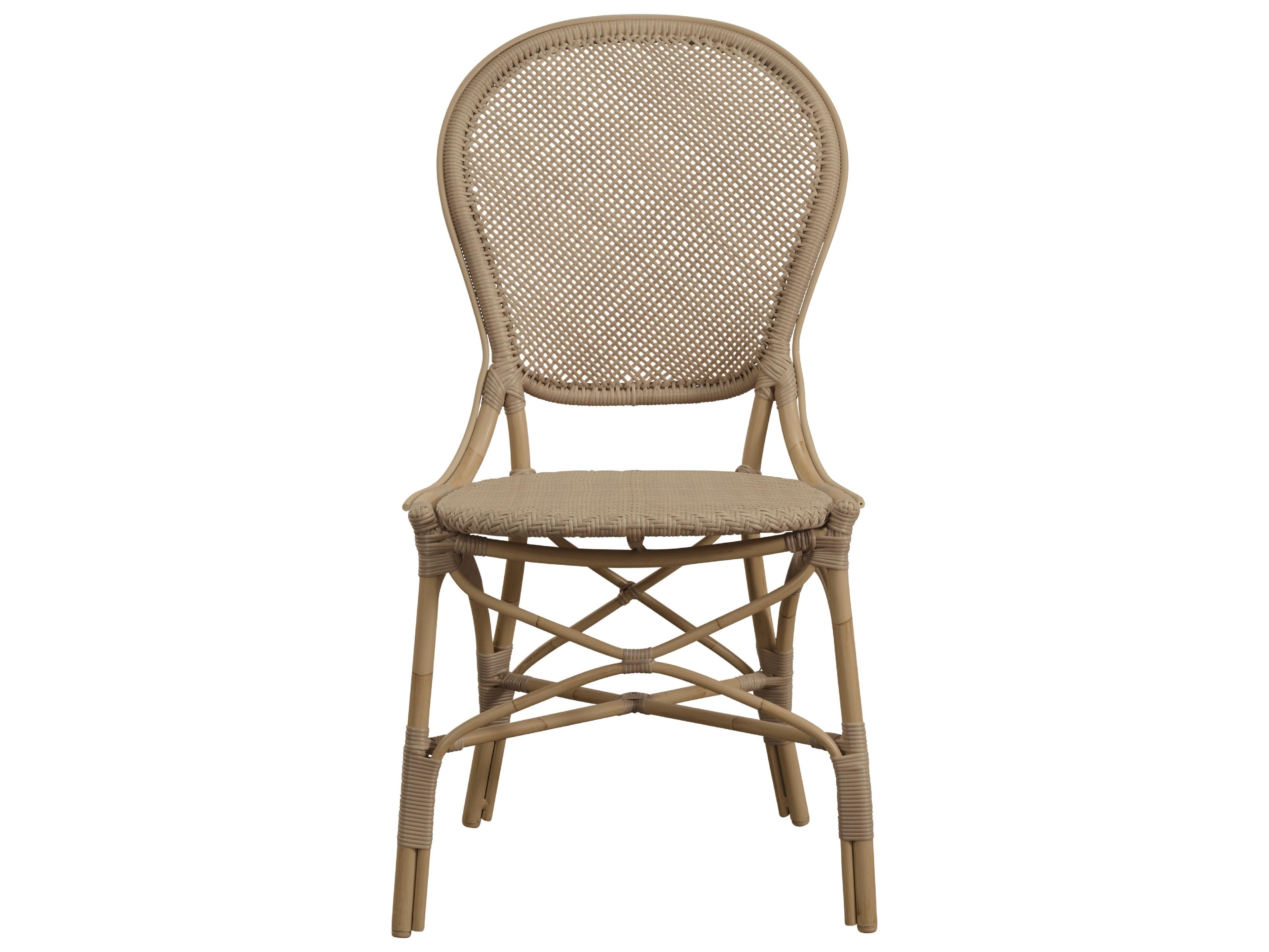 Sika Design Exterior Aluminum Rattan Antique Rossini Outdoor Patio Dining Side Chair