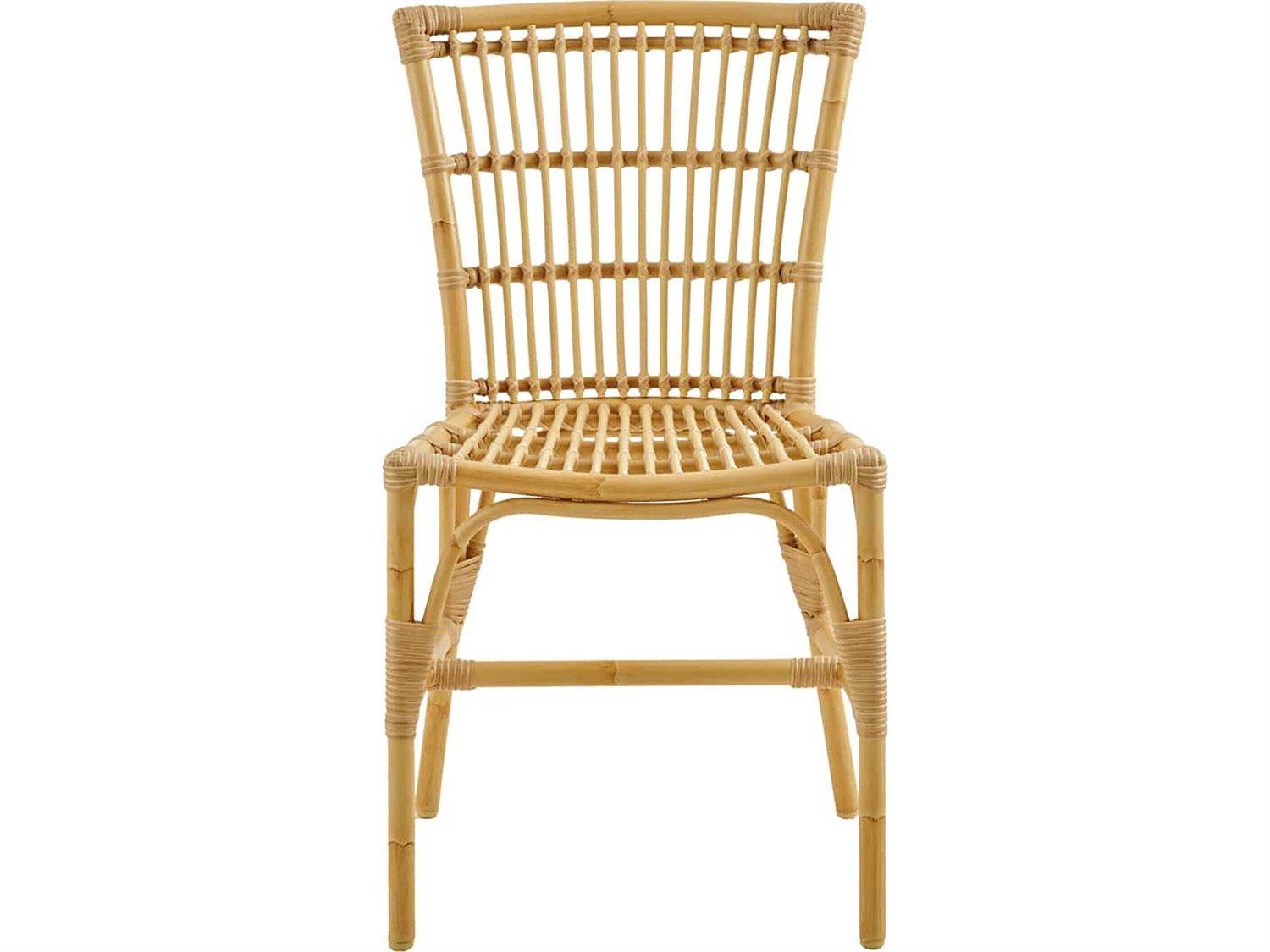 Sika Design Exterior Aluminum Natural Elisabeth Stackable Outdoor Patio Dining Side Chair