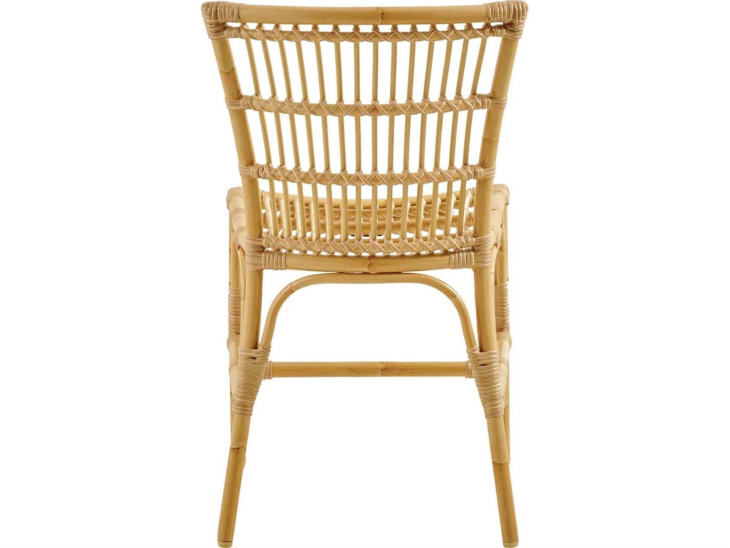 Sika Design Exterior Aluminum Natural Elisabeth Stackable Outdoor Patio Dining Side Chair