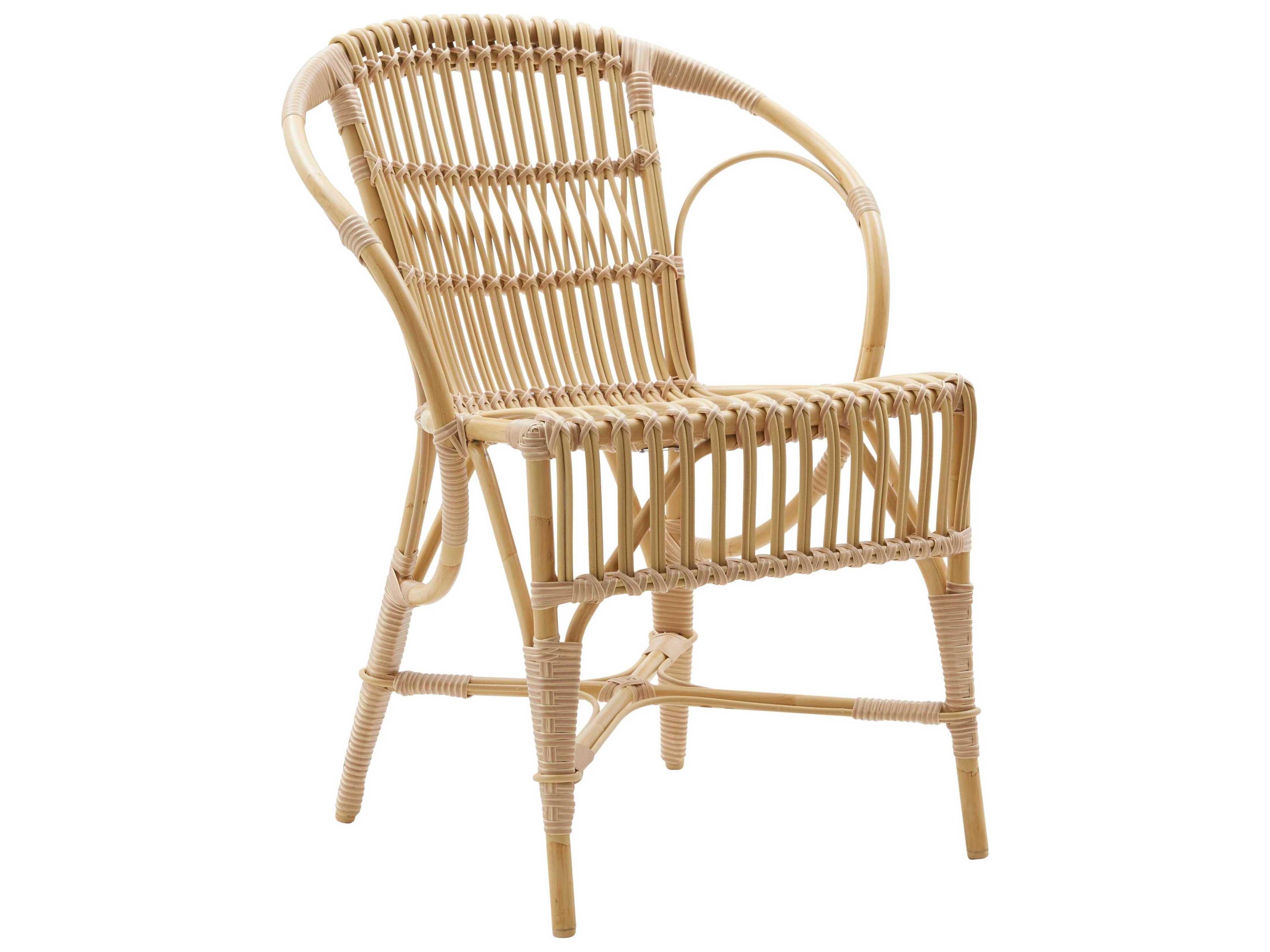 Sika Design Exterior Robert Natural Aluminum Wicker Dining Chair