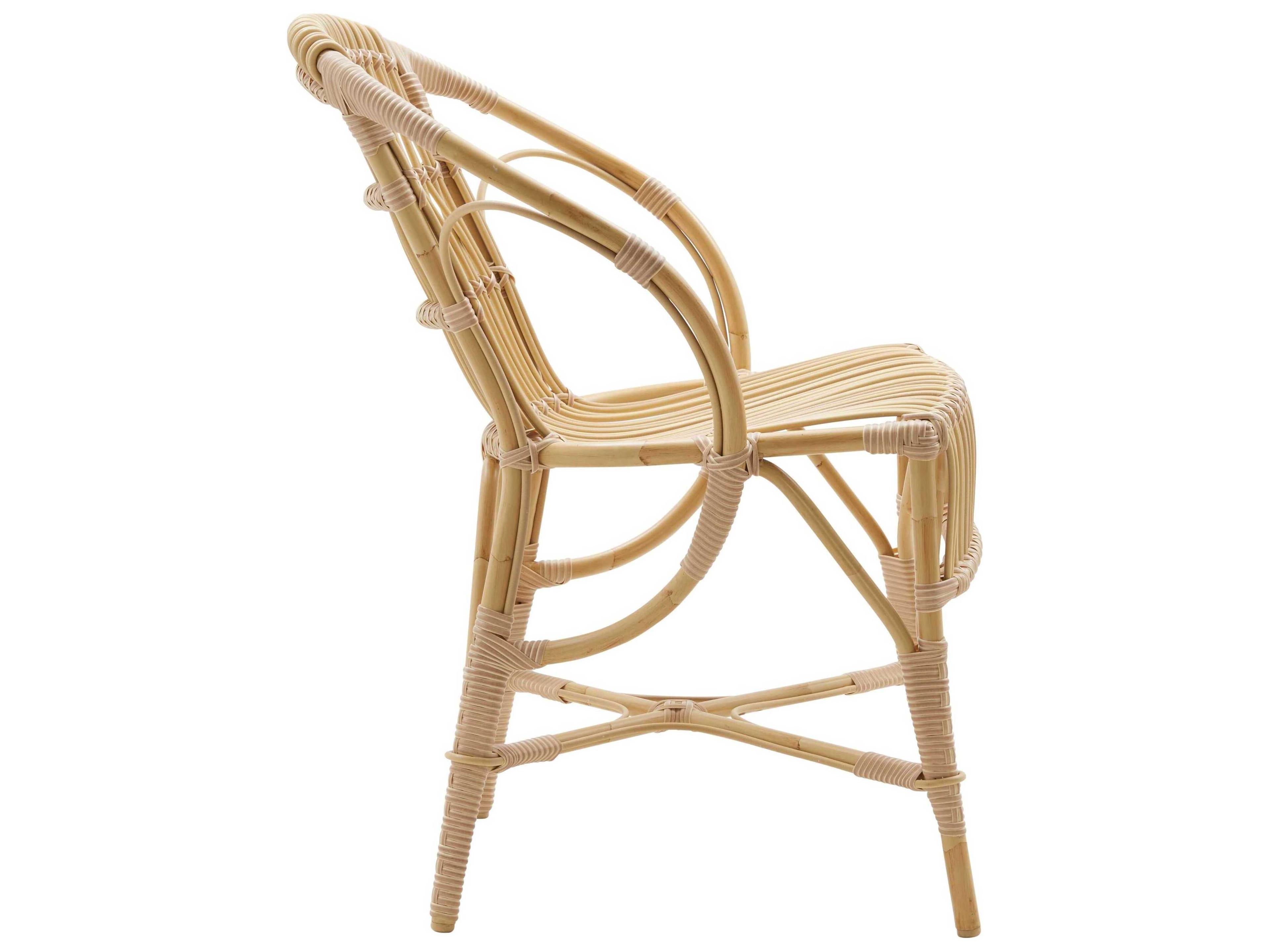 Sika Design Exterior Robert Natural Aluminum Wicker Dining Chair