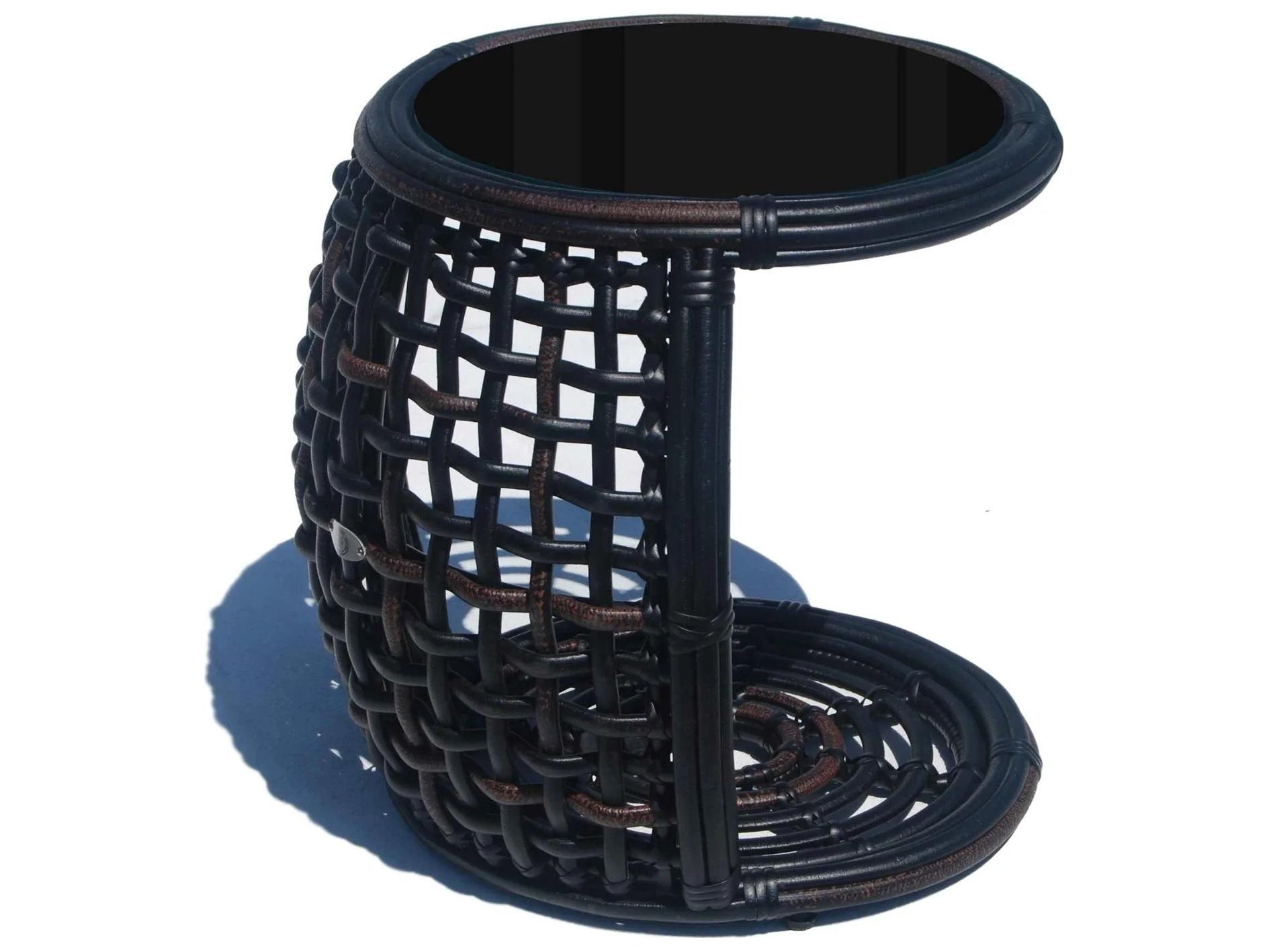 Skyline Design Dynasty Kubu Mushroom Aluminum Round End Table