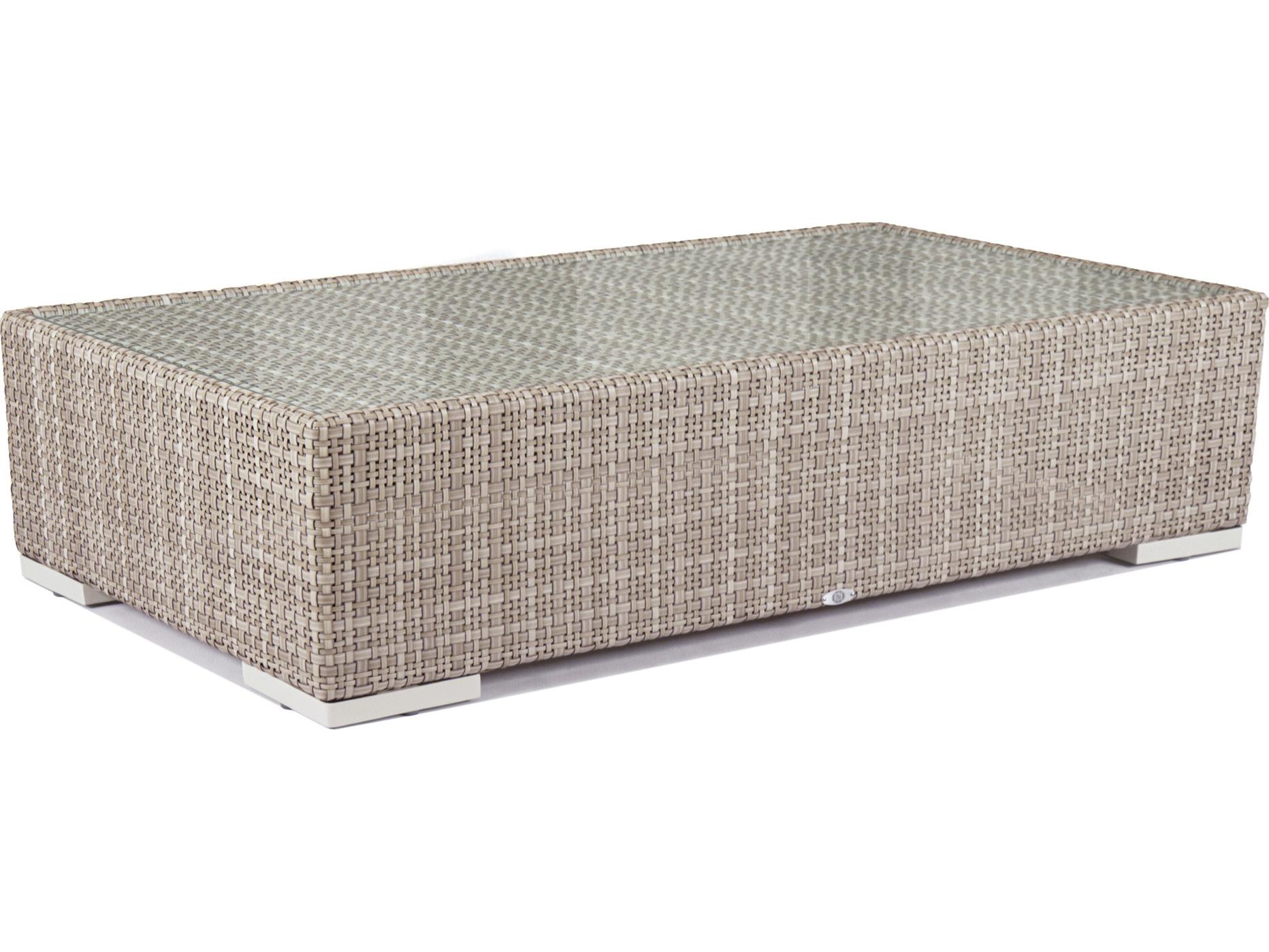 Skyline Design Paloma Outdoor Coffee Table with Glass