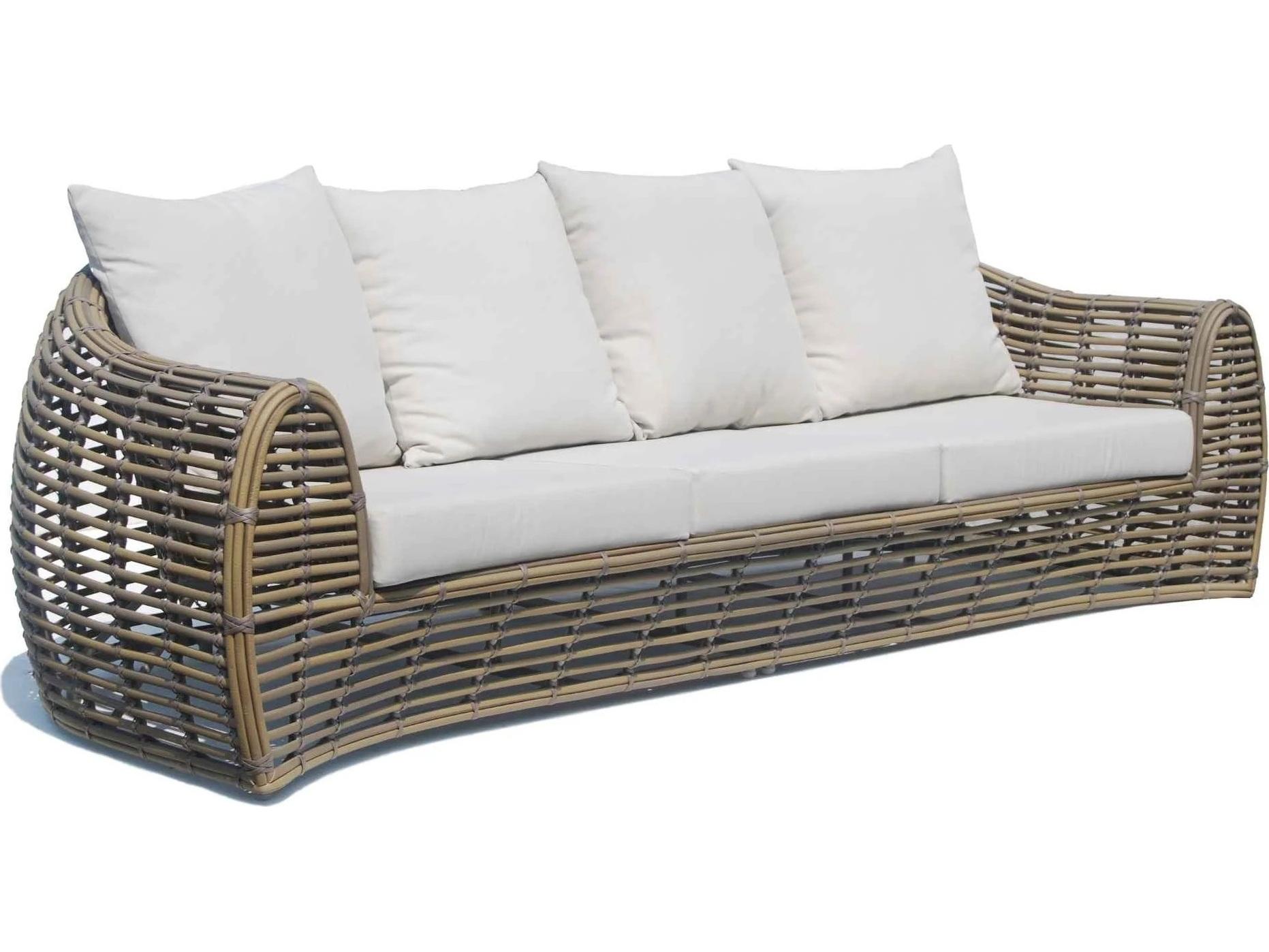 Skyline Design Ruby Kubu Mushroom Aluminum Cushion Sofa