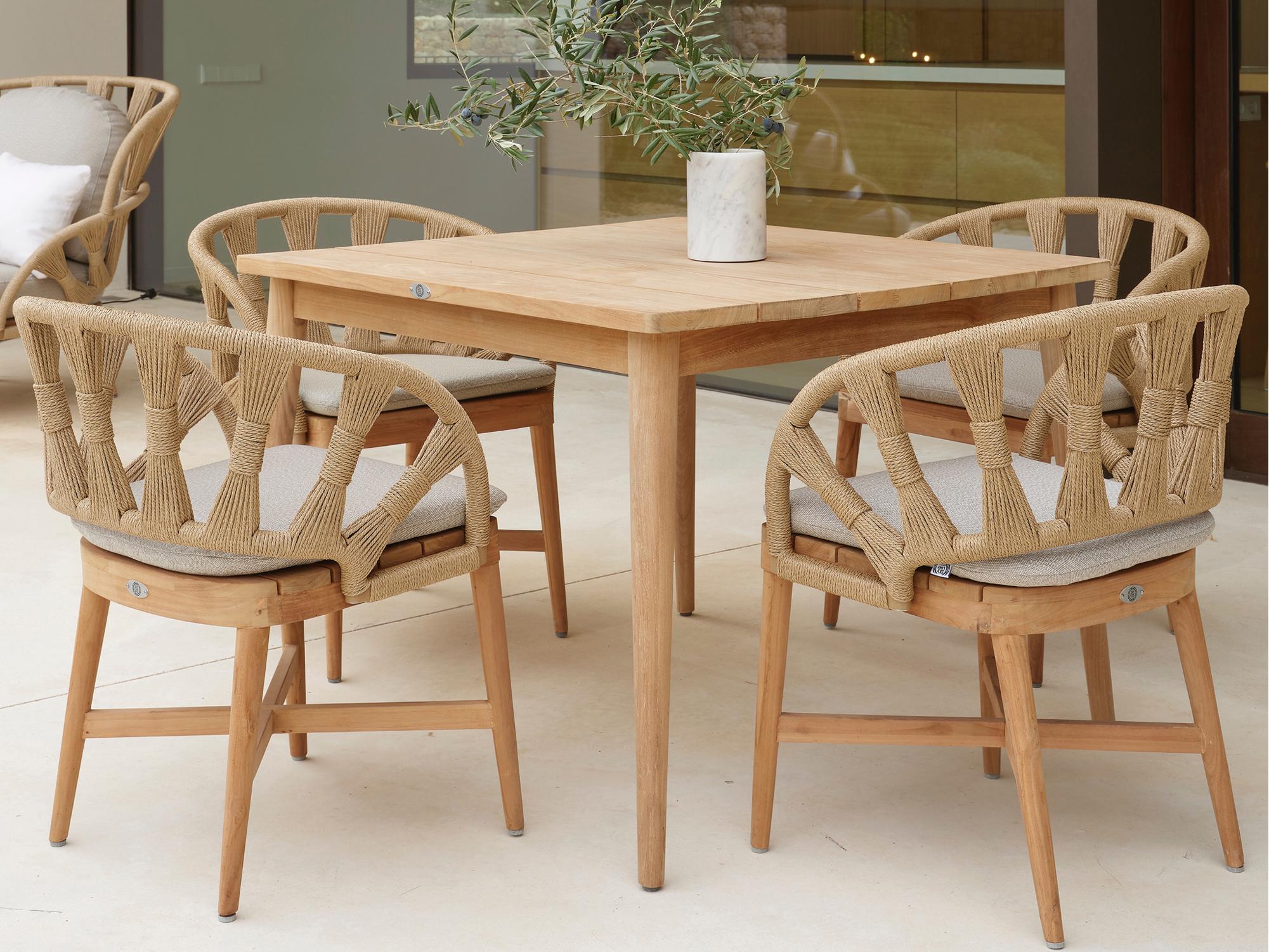 Skyline Design Krabi 5-Piece Square Outdoor Patio Dining Sets