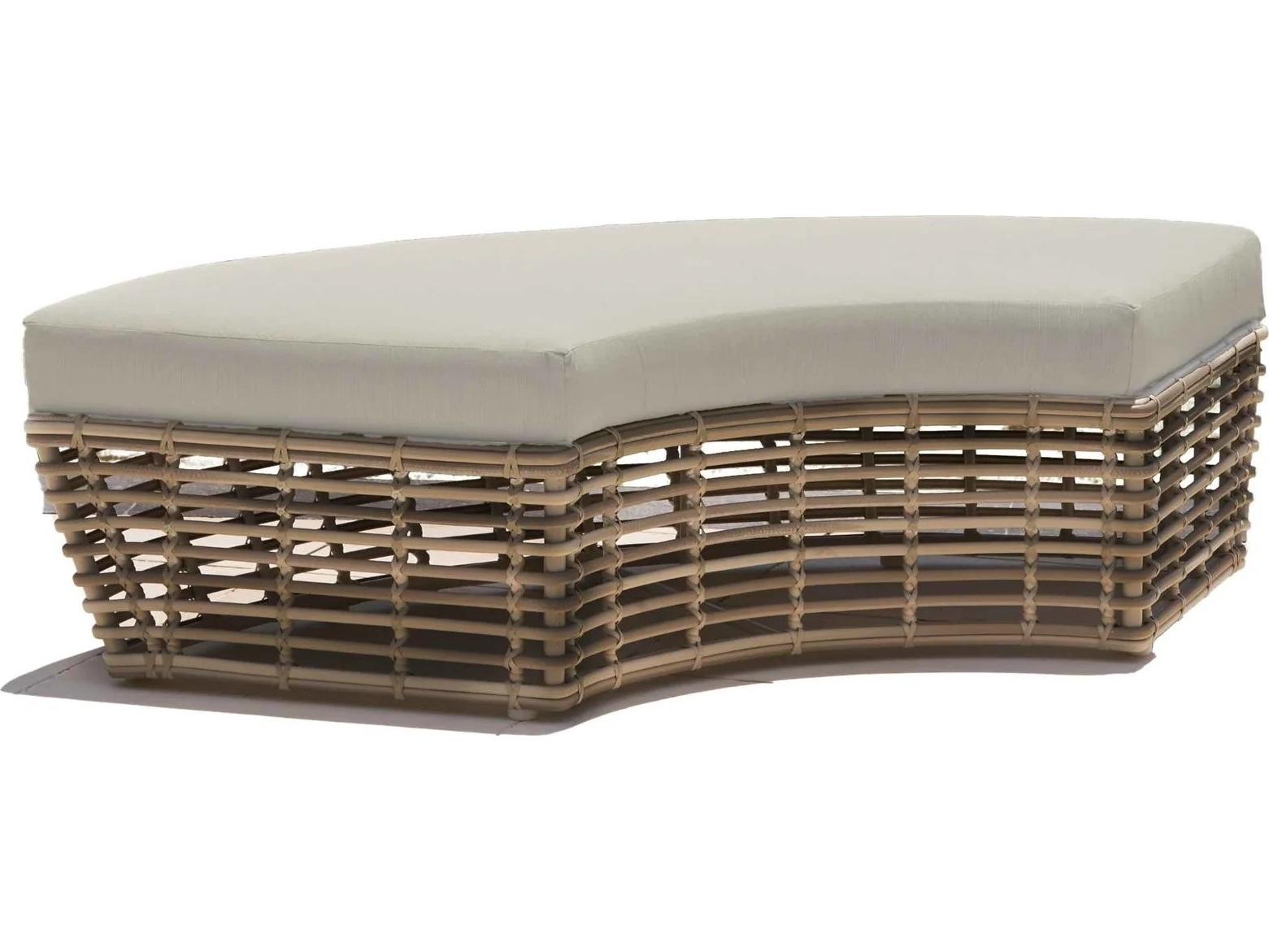 Skyline Design Halo Kubu Mushroom Aluminum Cushion Bench