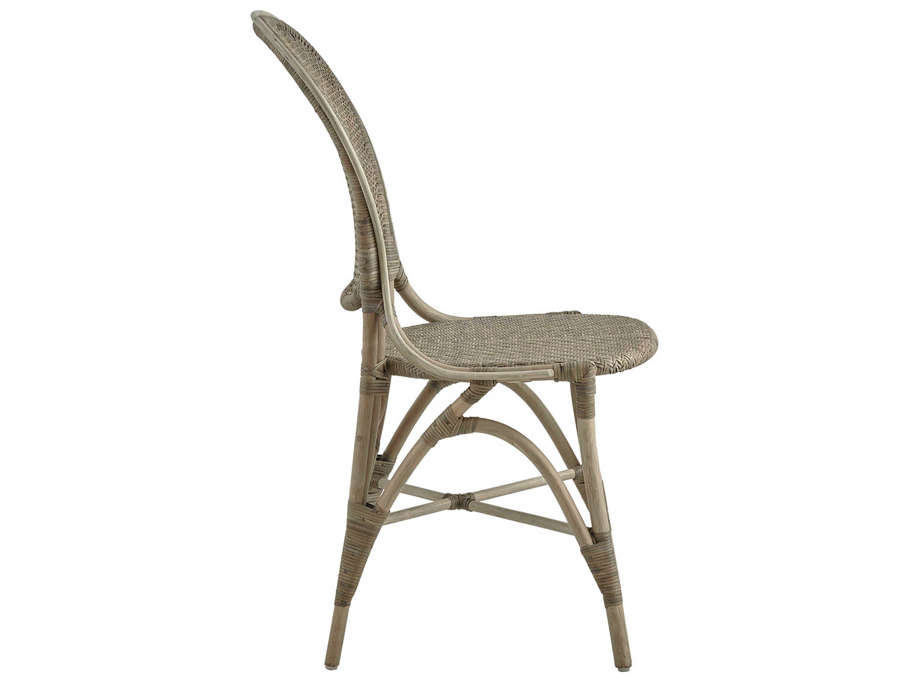 Sika Indoor Originals Rossini Rattan Gray Side Dining Chair