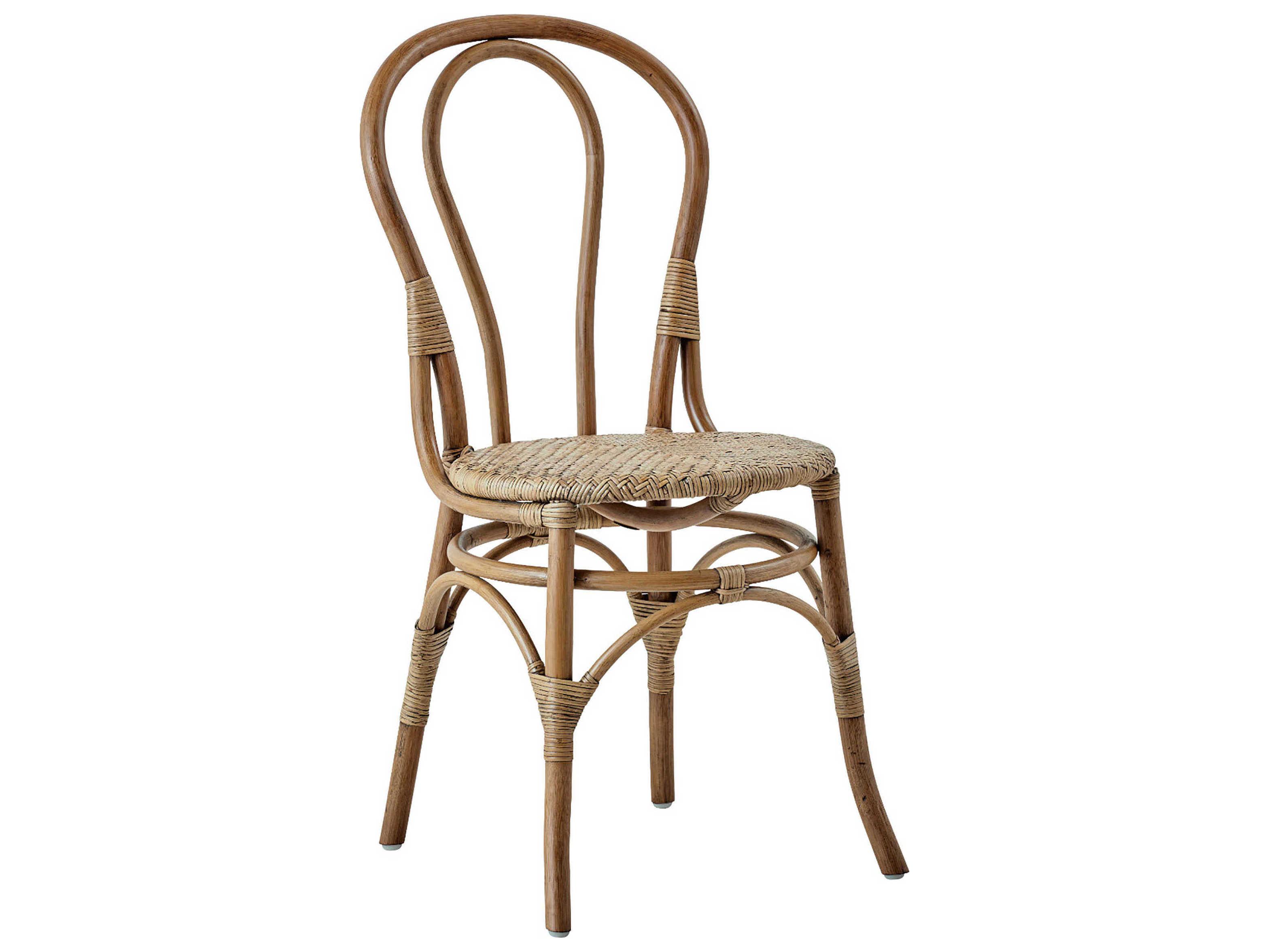 Sika Indoor Originals Lulu Rattan Brown Side Dining Chair