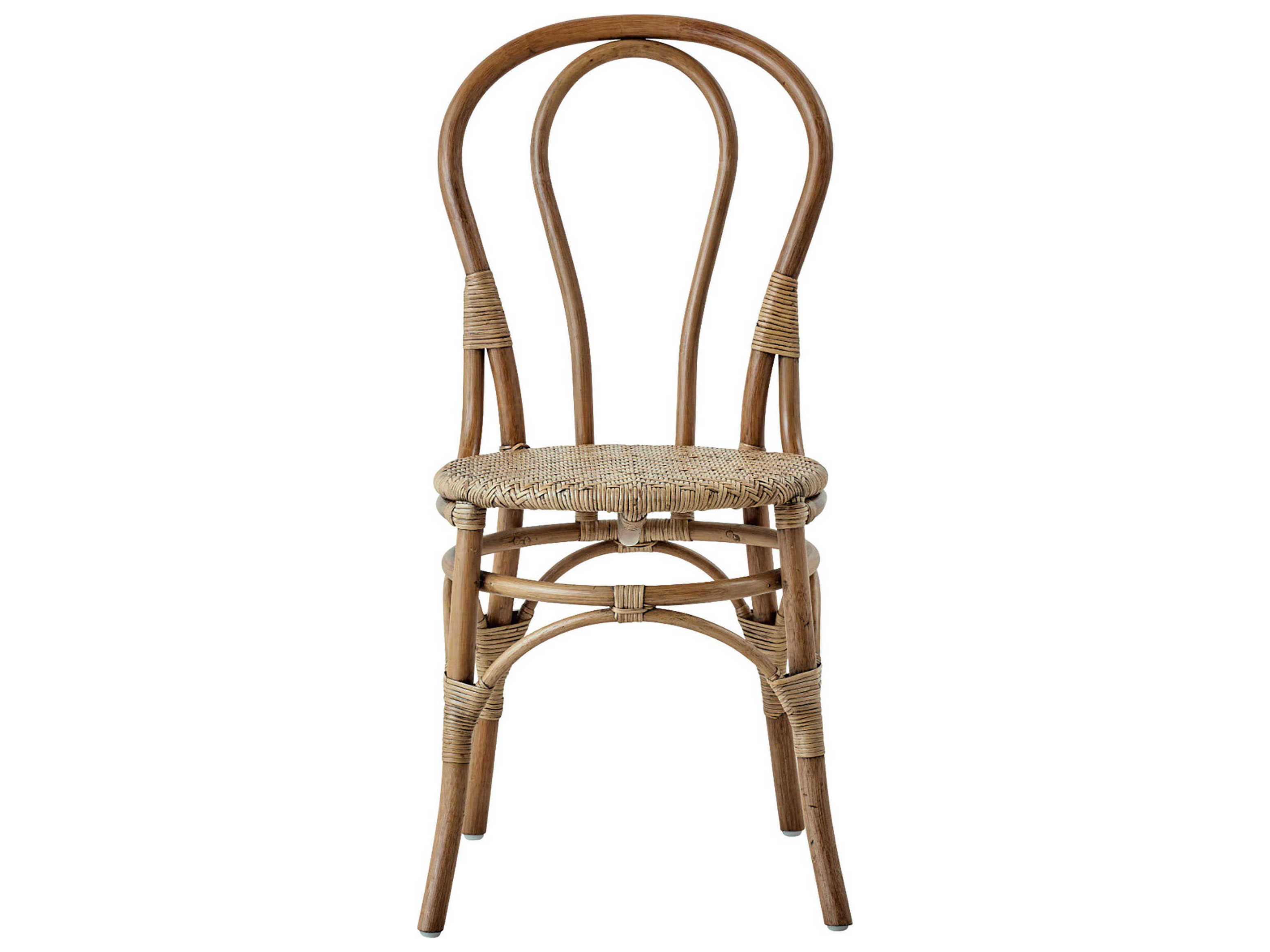 Sika Indoor Originals Lulu Rattan Brown Side Dining Chair