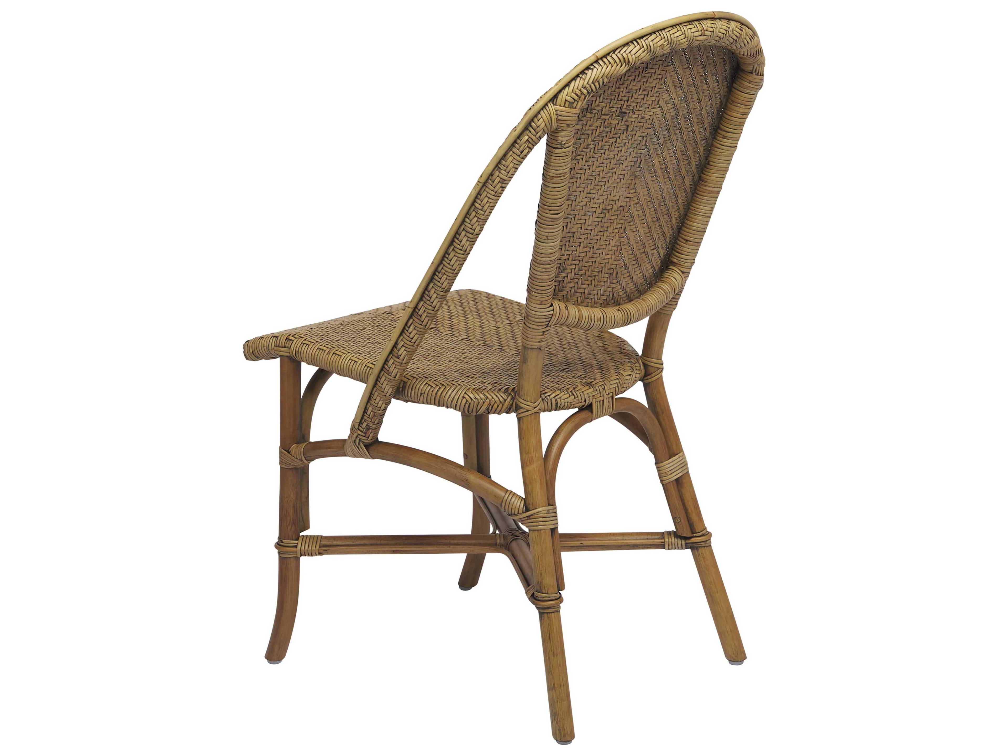 Sika Indoor Originals Alanis Rattan Brown Side Dining Chair