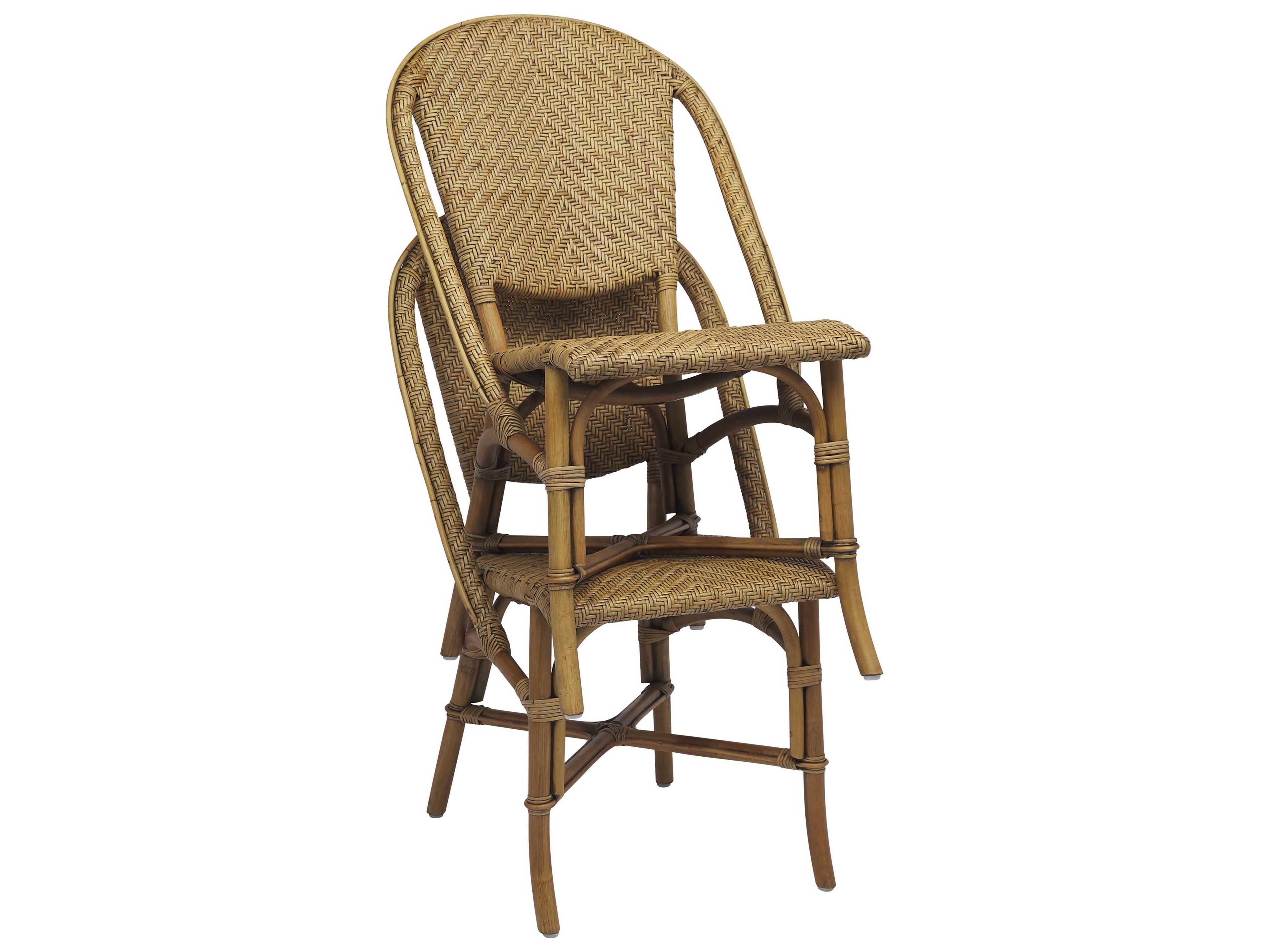 Sika Indoor Originals Alanis Rattan Brown Side Dining Chair