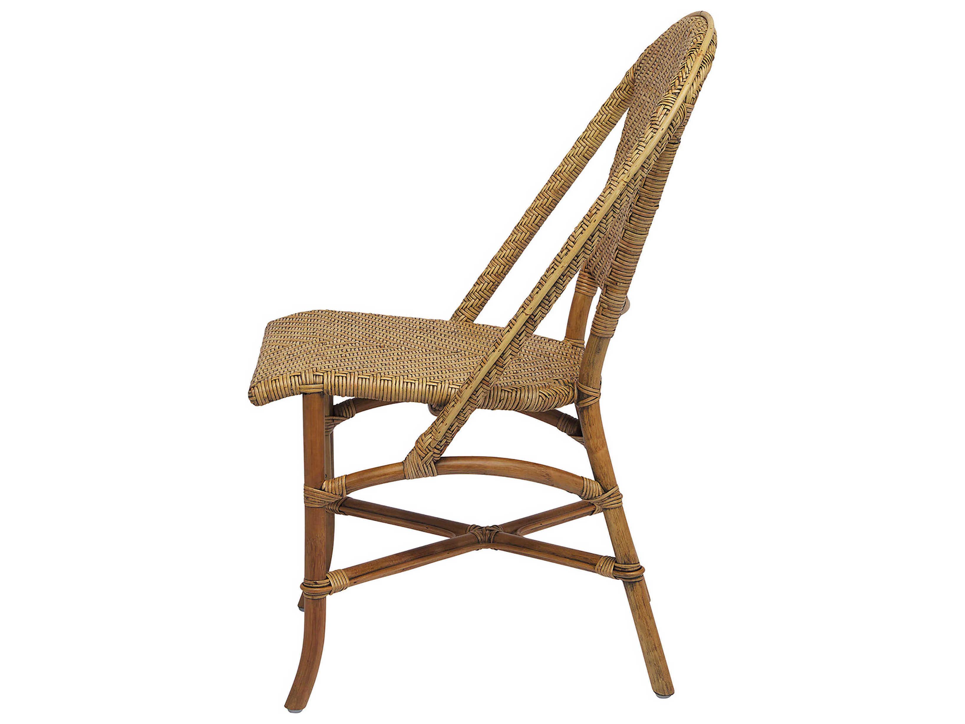 Sika Indoor Originals Alanis Rattan Brown Side Dining Chair
