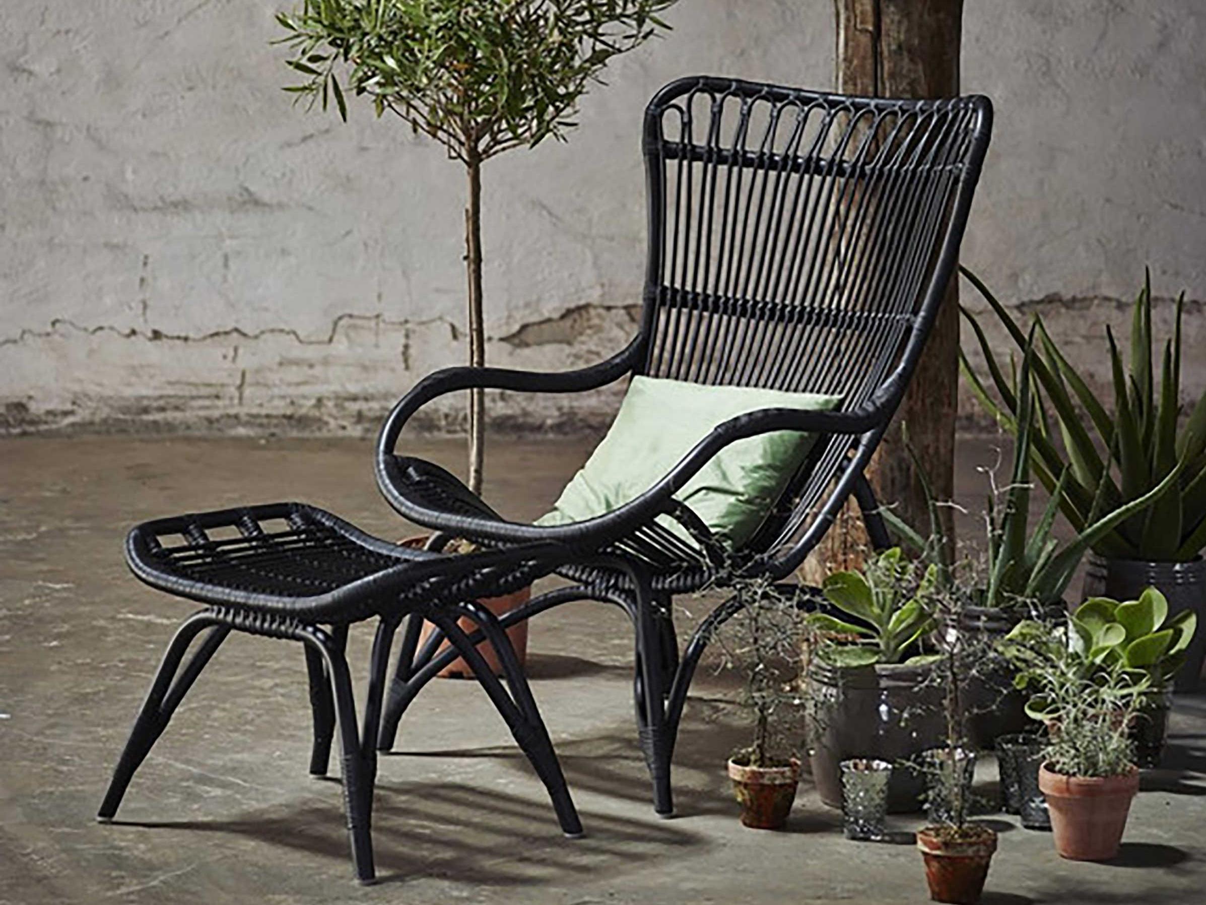 Sika Indoor Originals Monet Highback Black Accent Chair