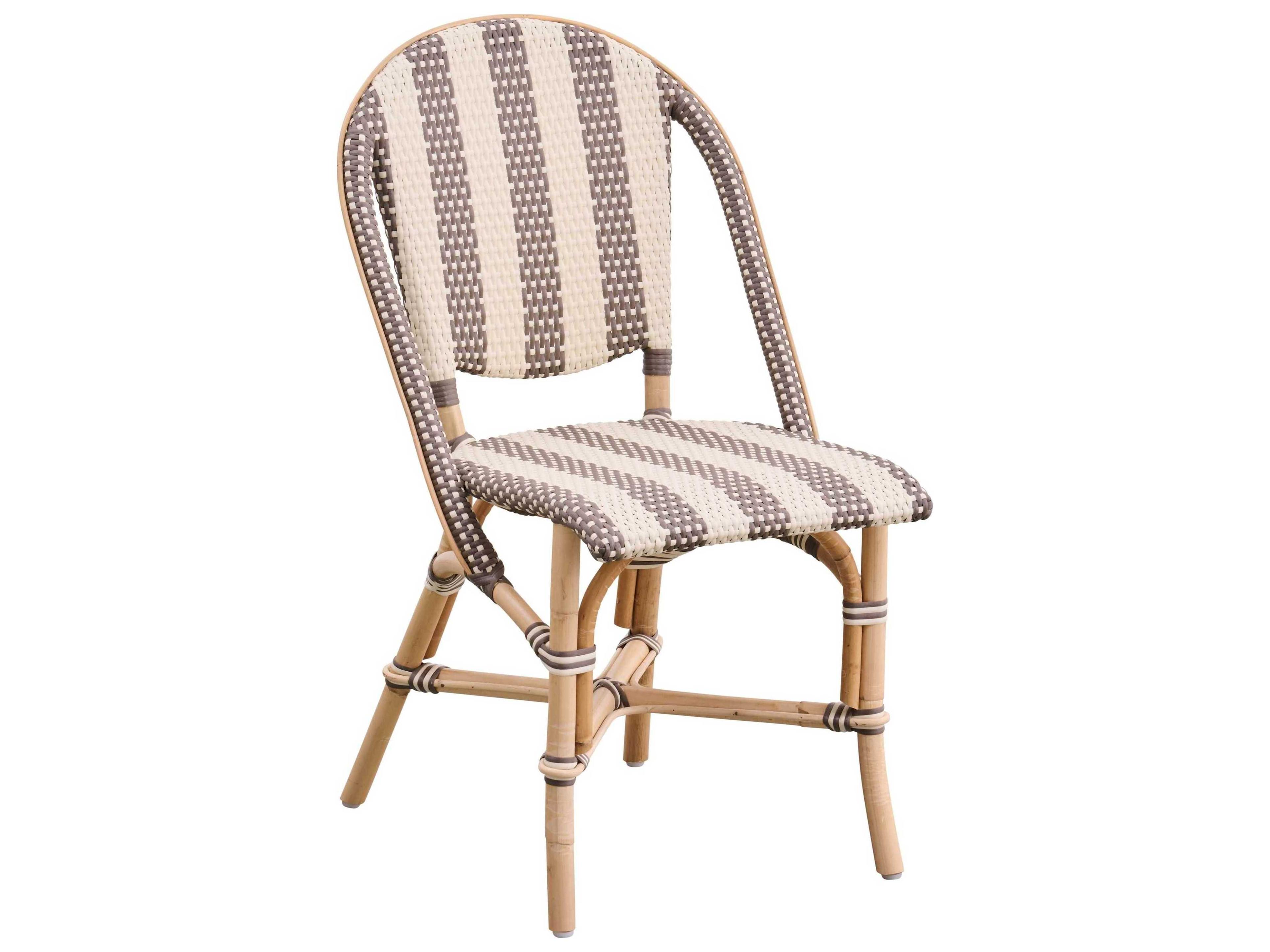 Sika Indoor Affaire Sofie Rattan Beige Armless Dining Chair