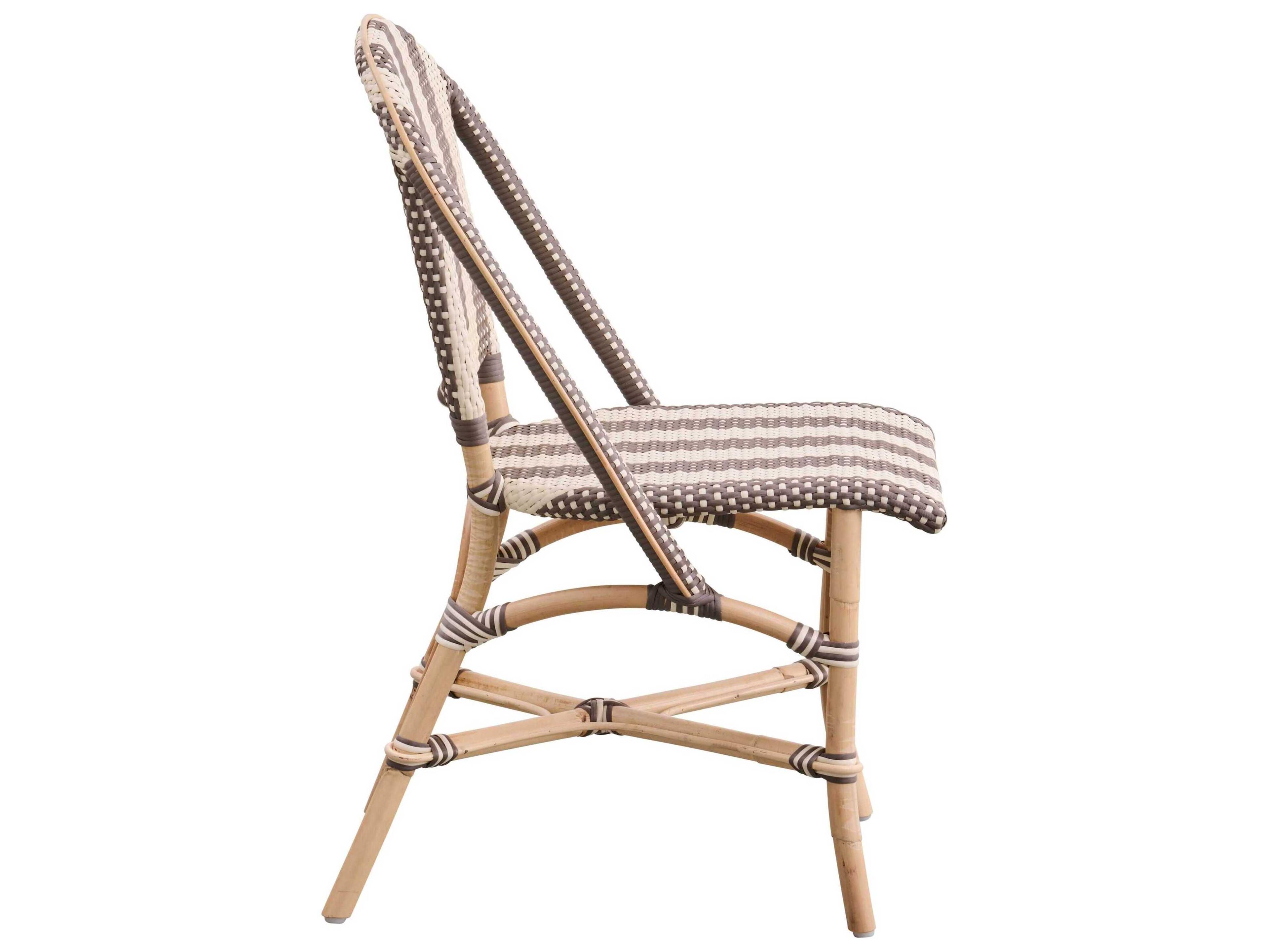 Sika Indoor Affaire Sofie Rattan Beige Armless Dining Chair