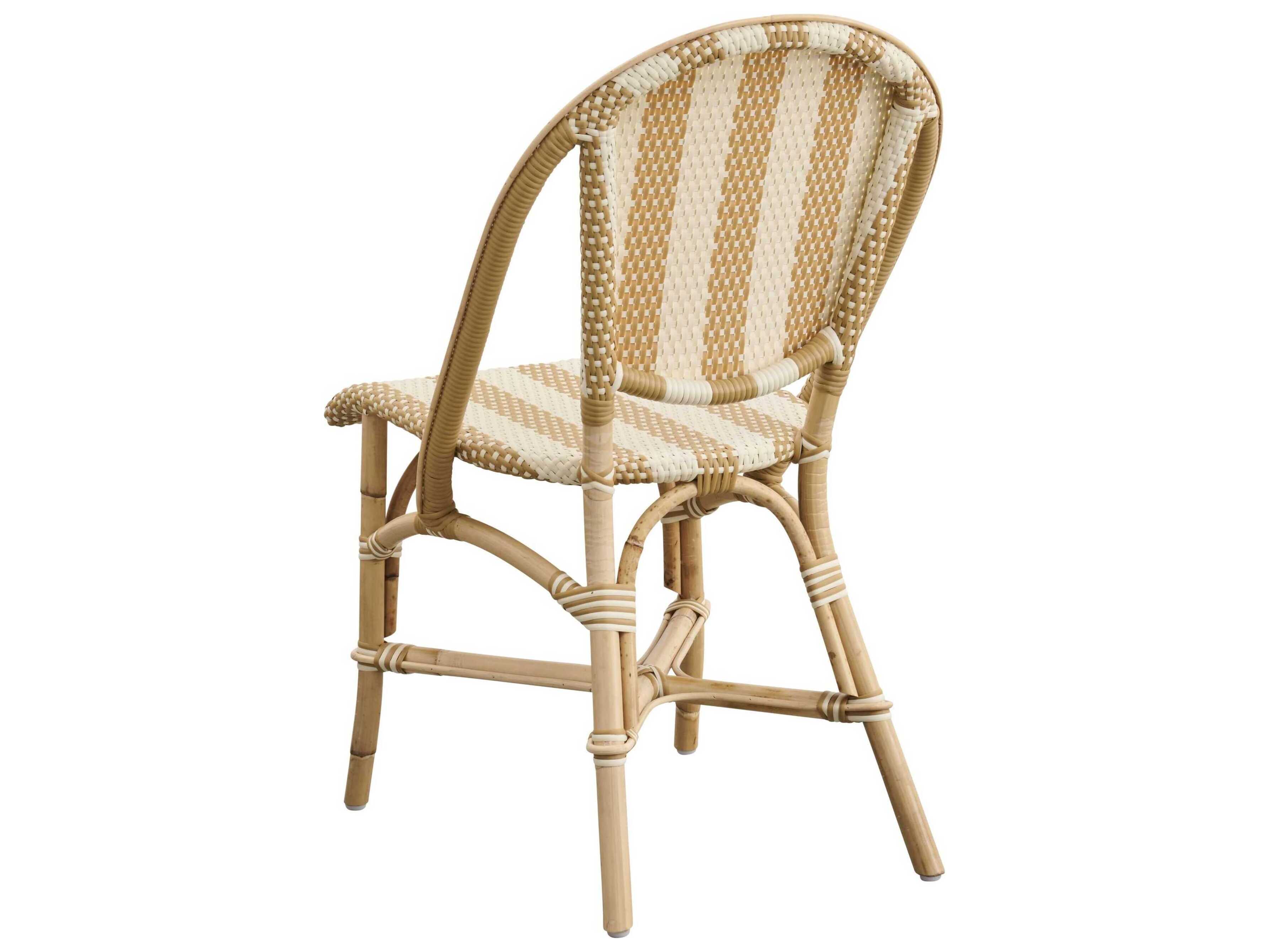 Sika Indoor Affaire Sofie Rattan Beige Armless Dining Chair