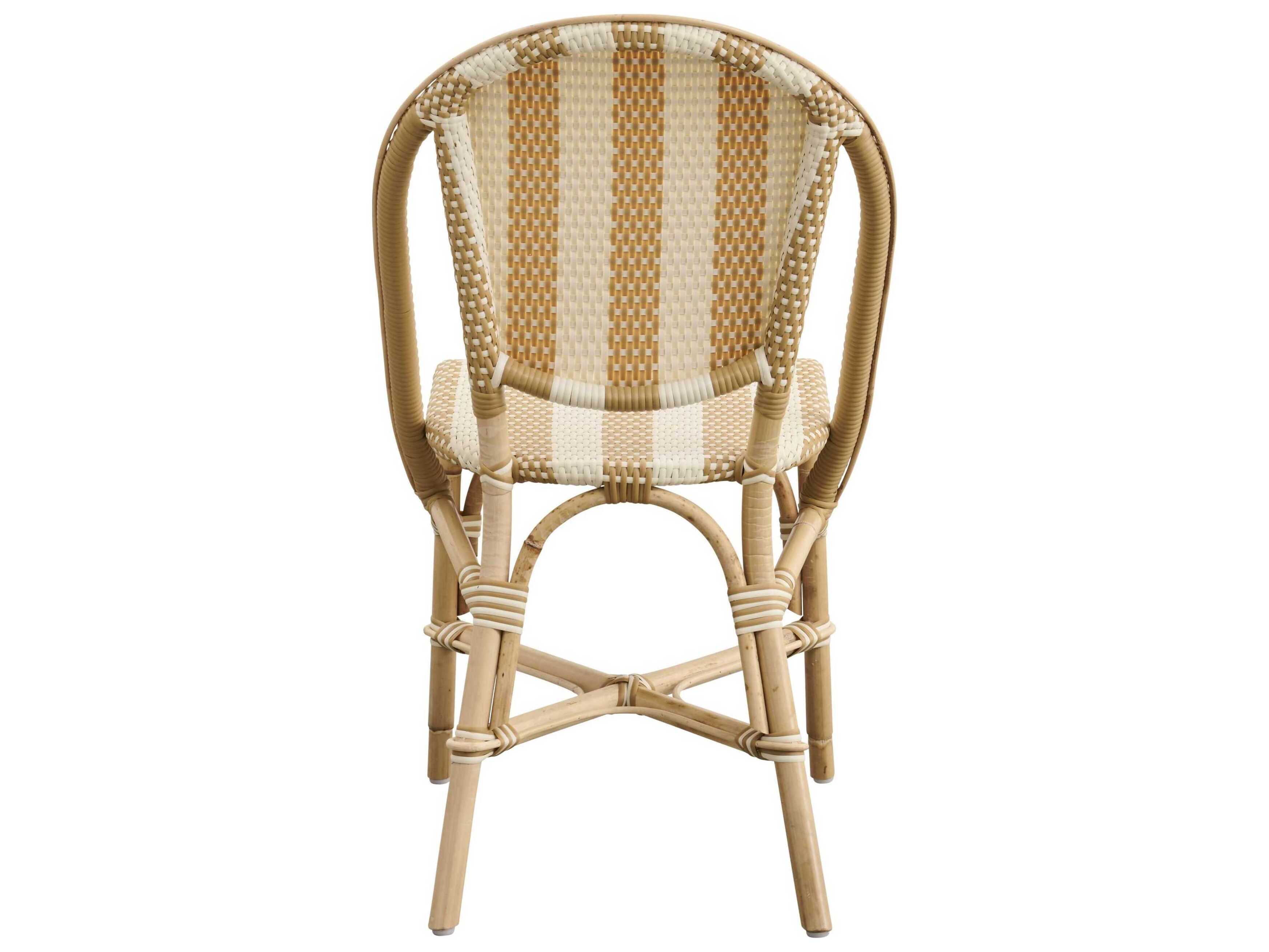 Sika Indoor Affaire Sofie Rattan Beige Armless Dining Chair