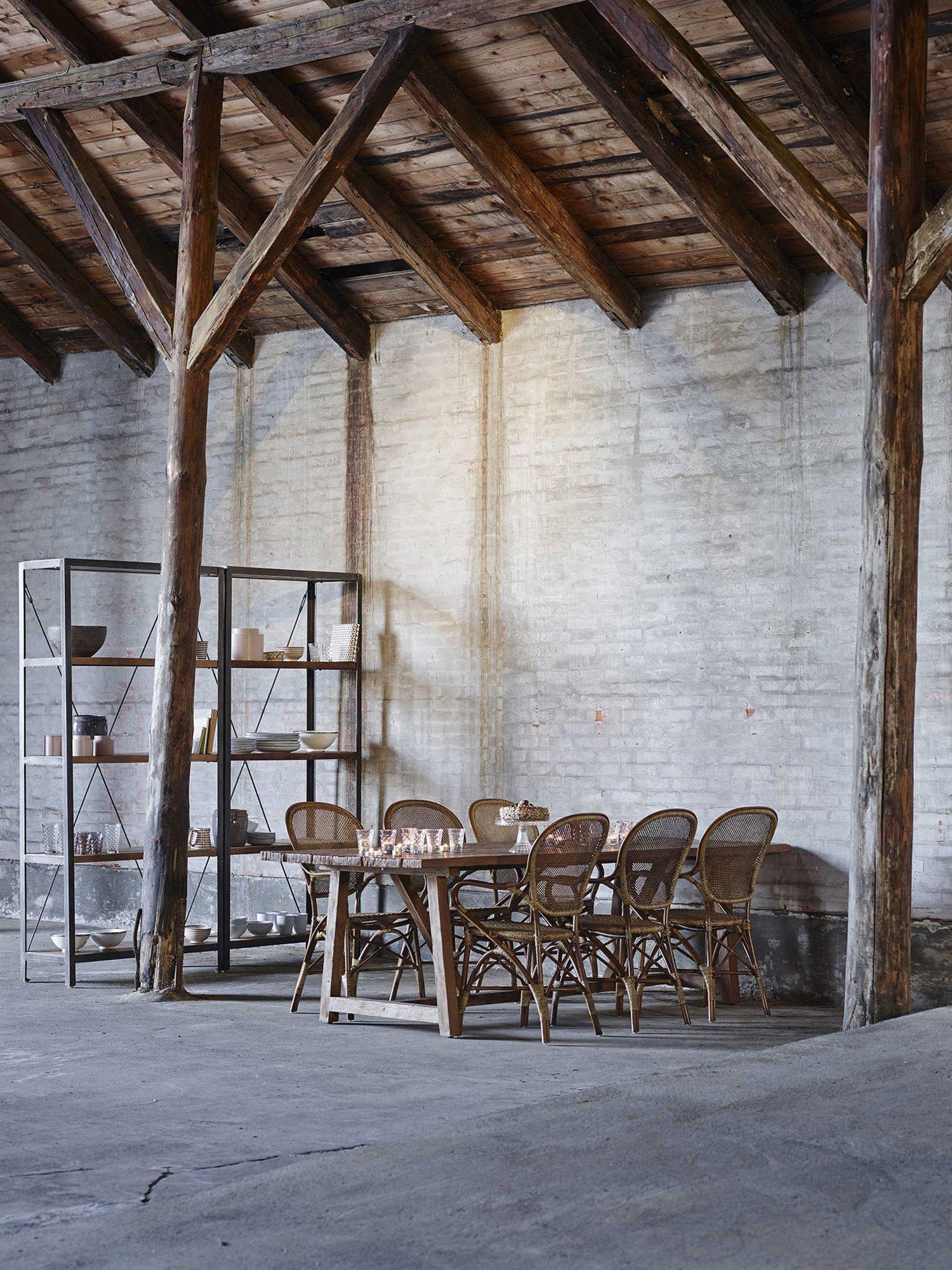 Sika Indoor Teak Rectangular Wood Dining Table