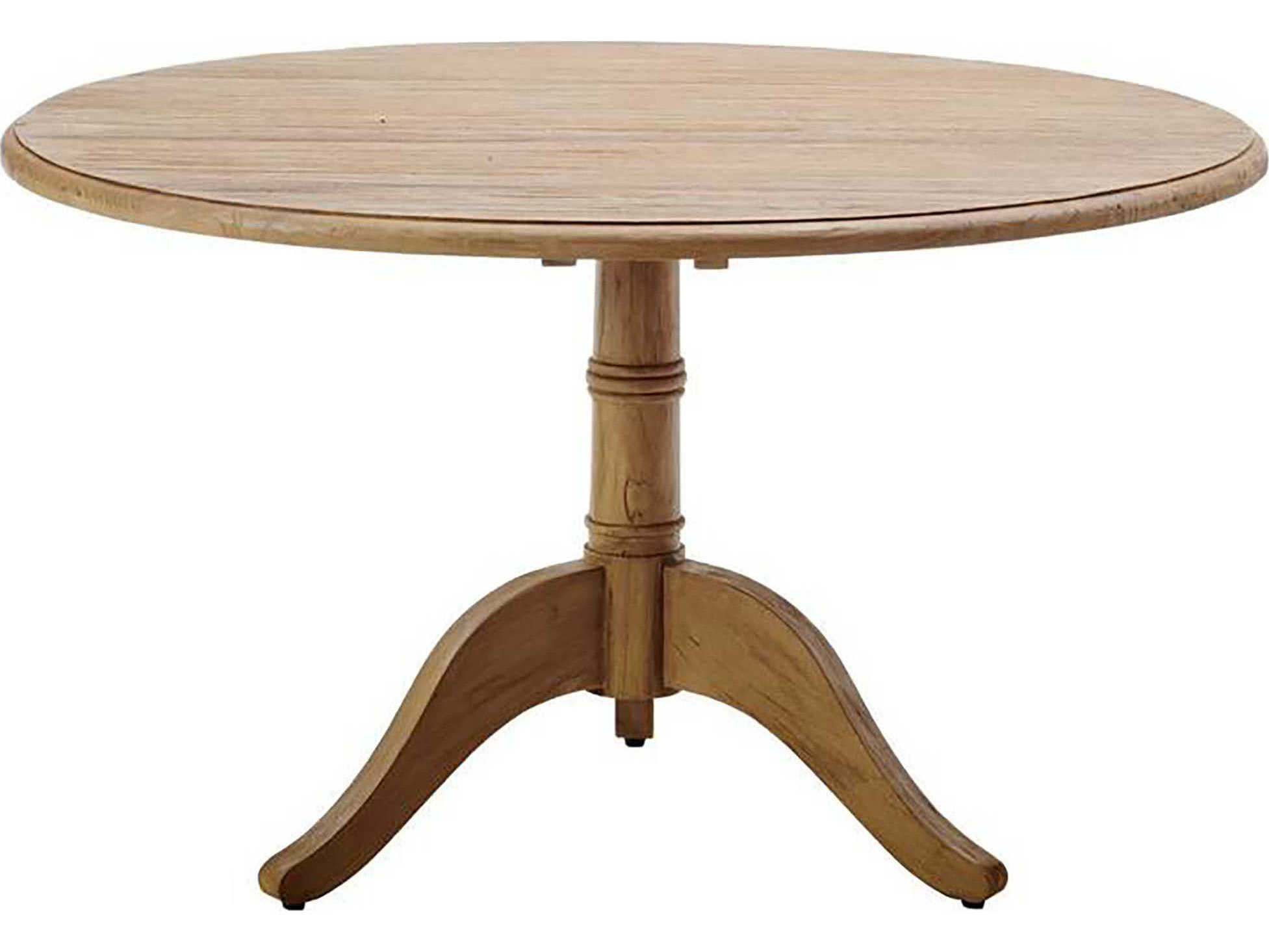Sika Indoor Michel Teak Round Wood Dining Table