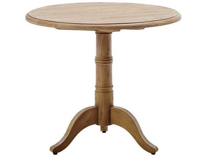 Sika Indoor Teak Round Wood Dining Table