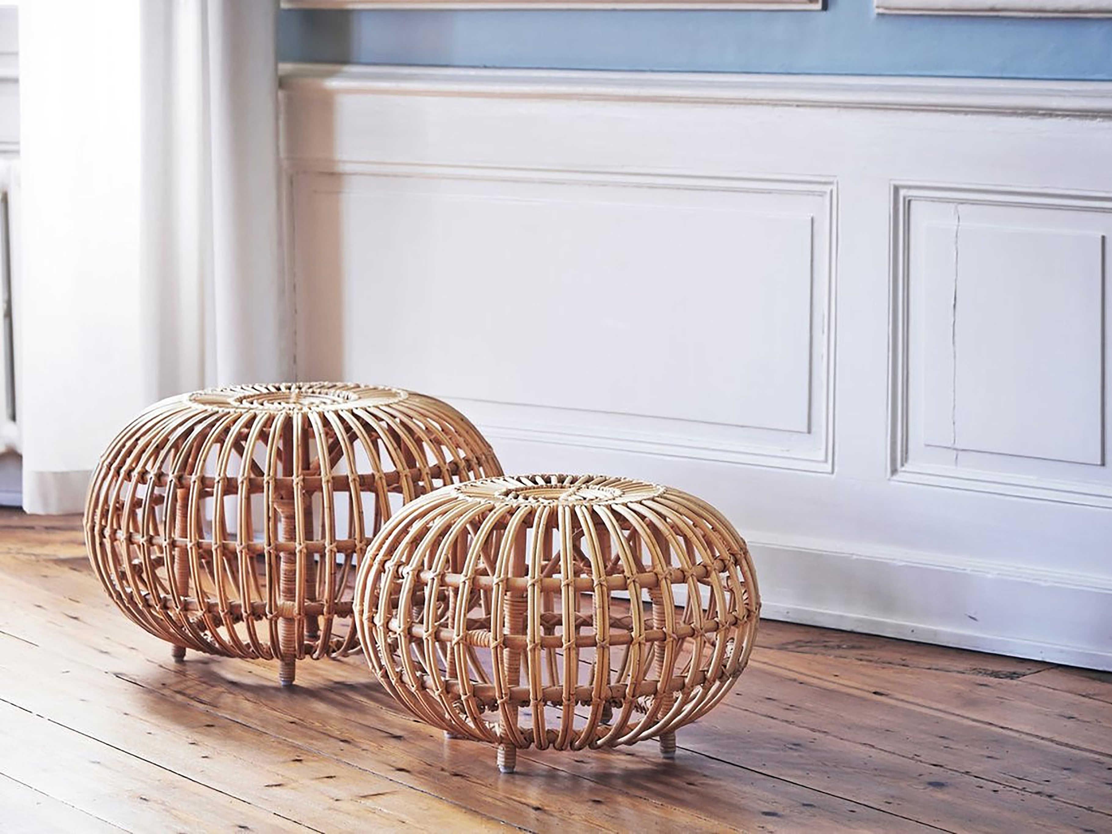 Sika Indoor Icons Franco Albini Brown Ottoman