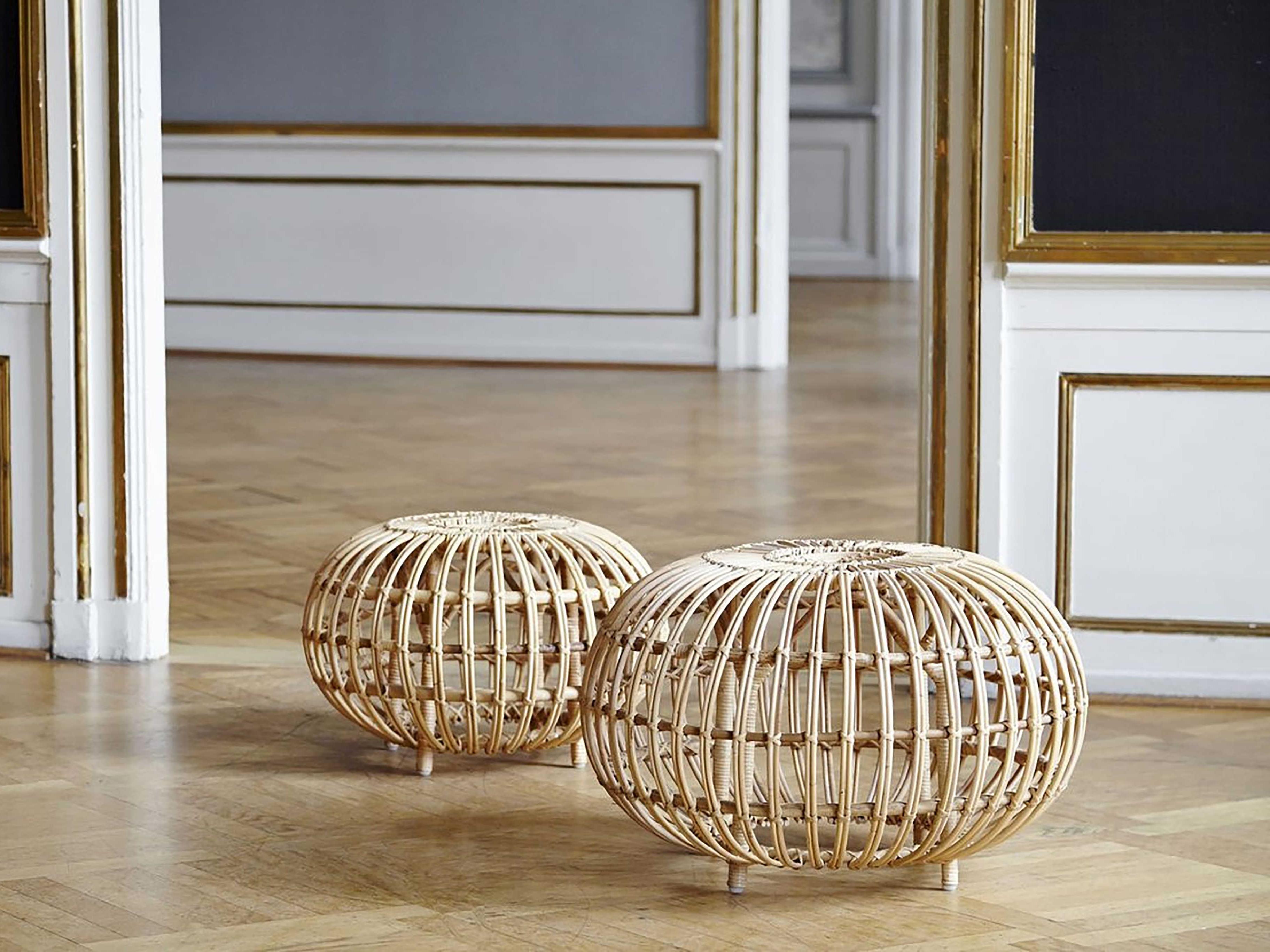 Sika Indoor Icons Franco Albini Brown Ottoman