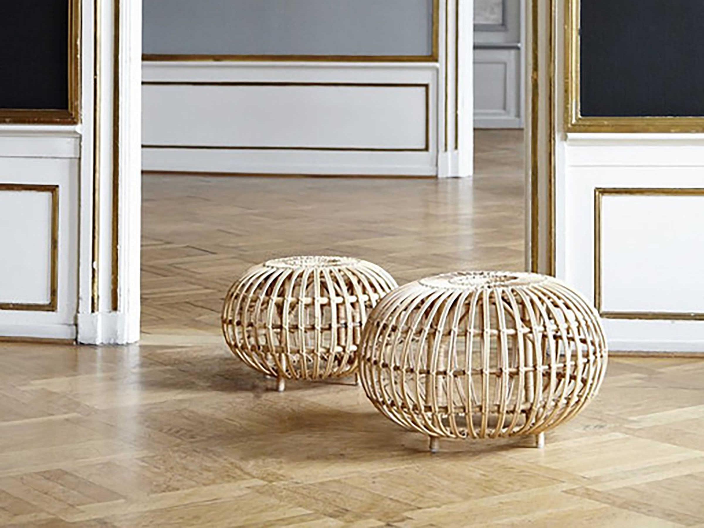 Sika Indoor Icons Franco Albini Brown Ottoman