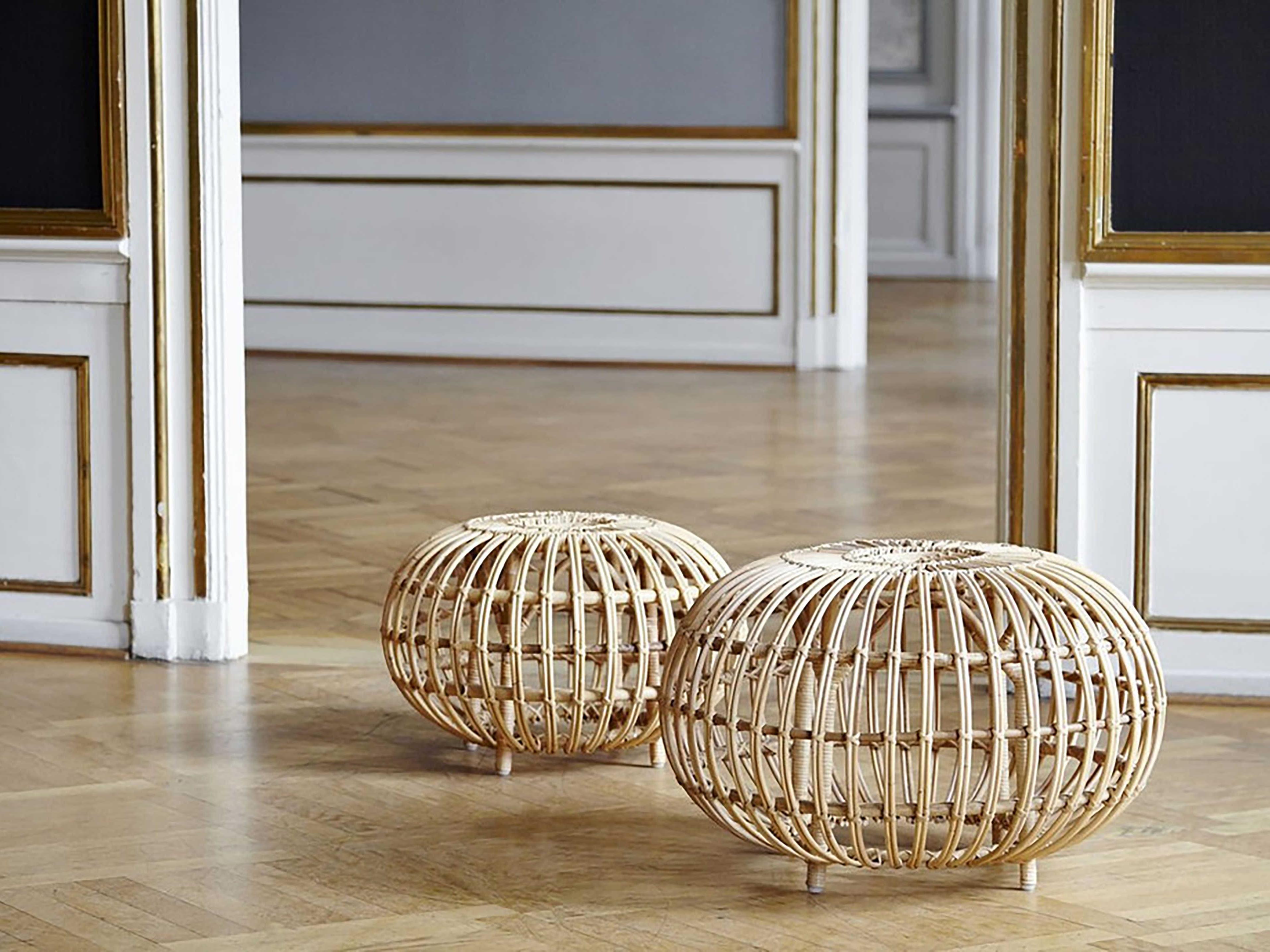 Sika Indoor Icons Franco Albini Brown Ottoman