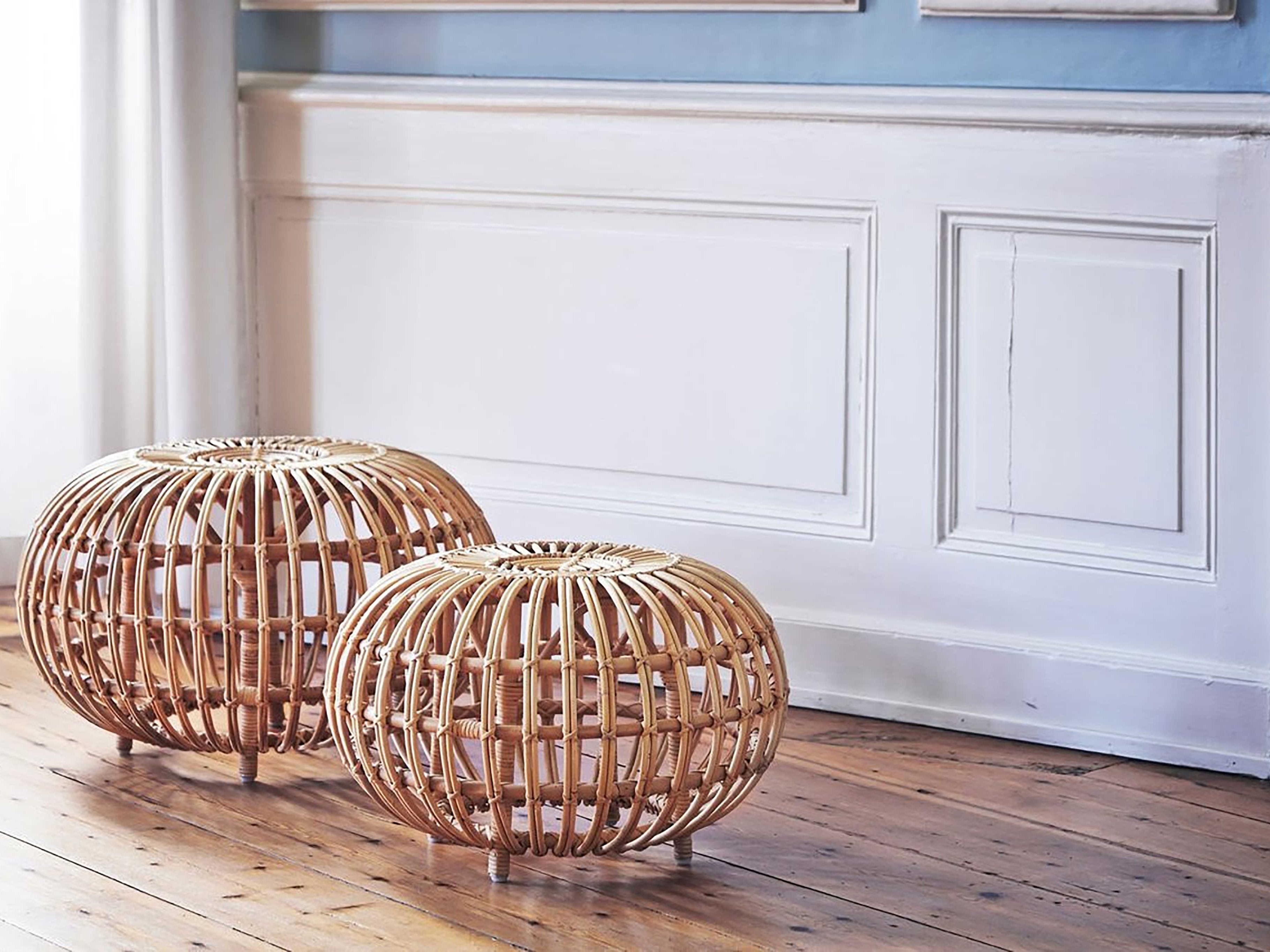 Sika Indoor Icons Franco Albini Brown Ottoman